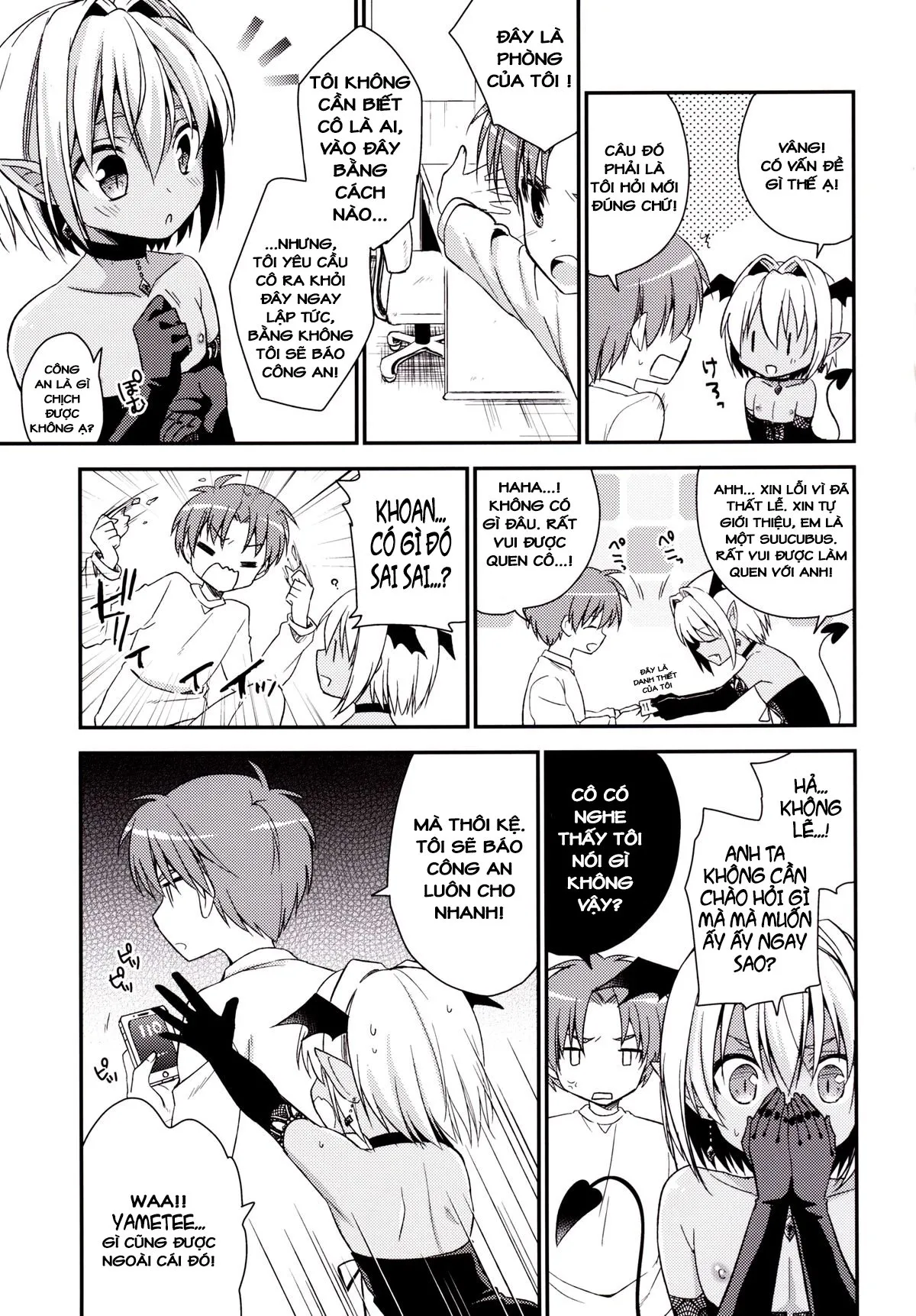 HentaiVN.net - Ảnh 7 - Shounen Succubus - Chap 1
