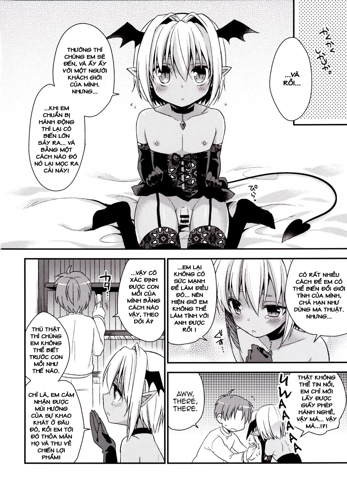HentaiVN.net - Ảnh 8 - Shounen Succubus - Chap 1
