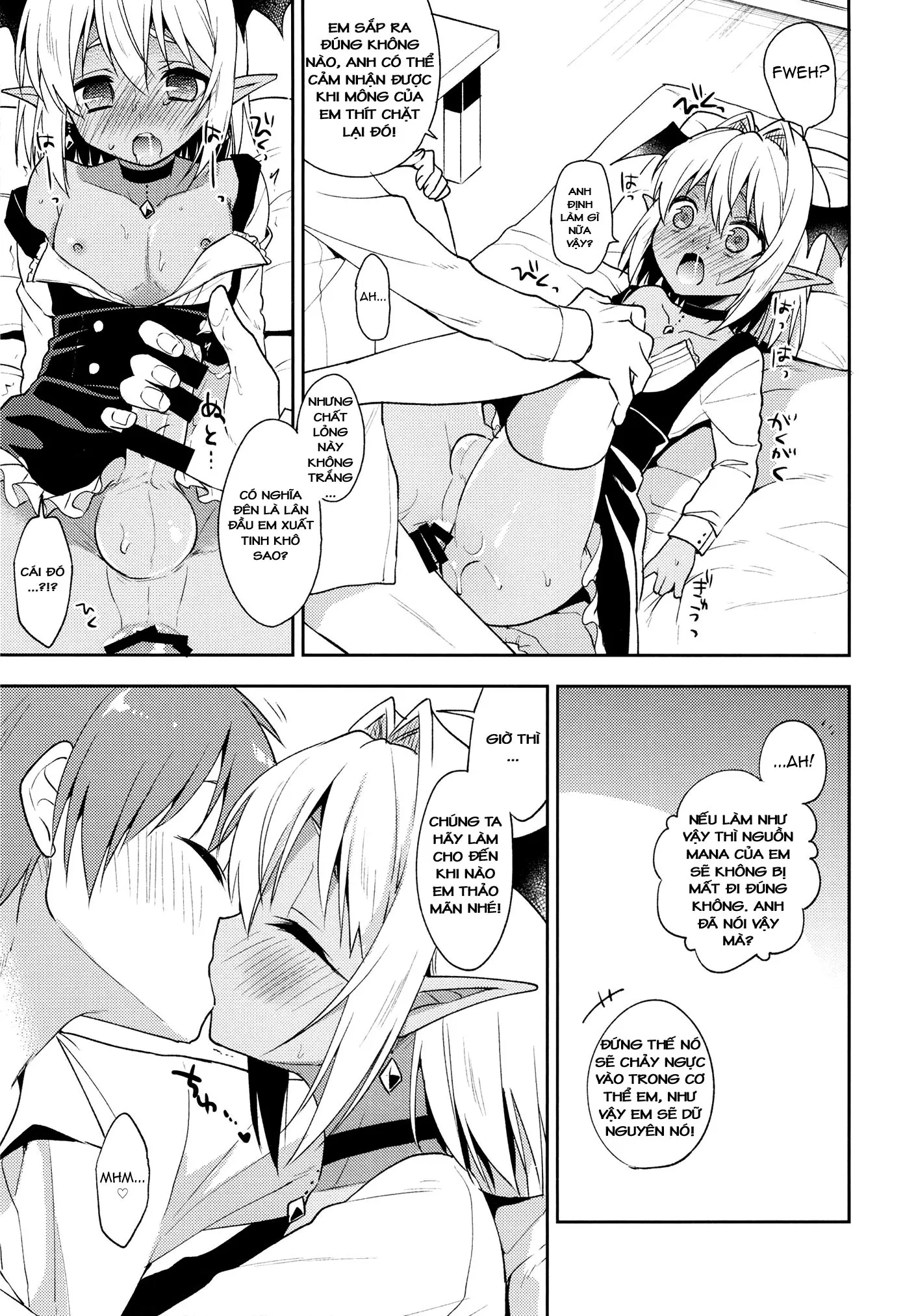 HentaiVN.net - Ảnh 4 - Shounen Succubus - Chap 5