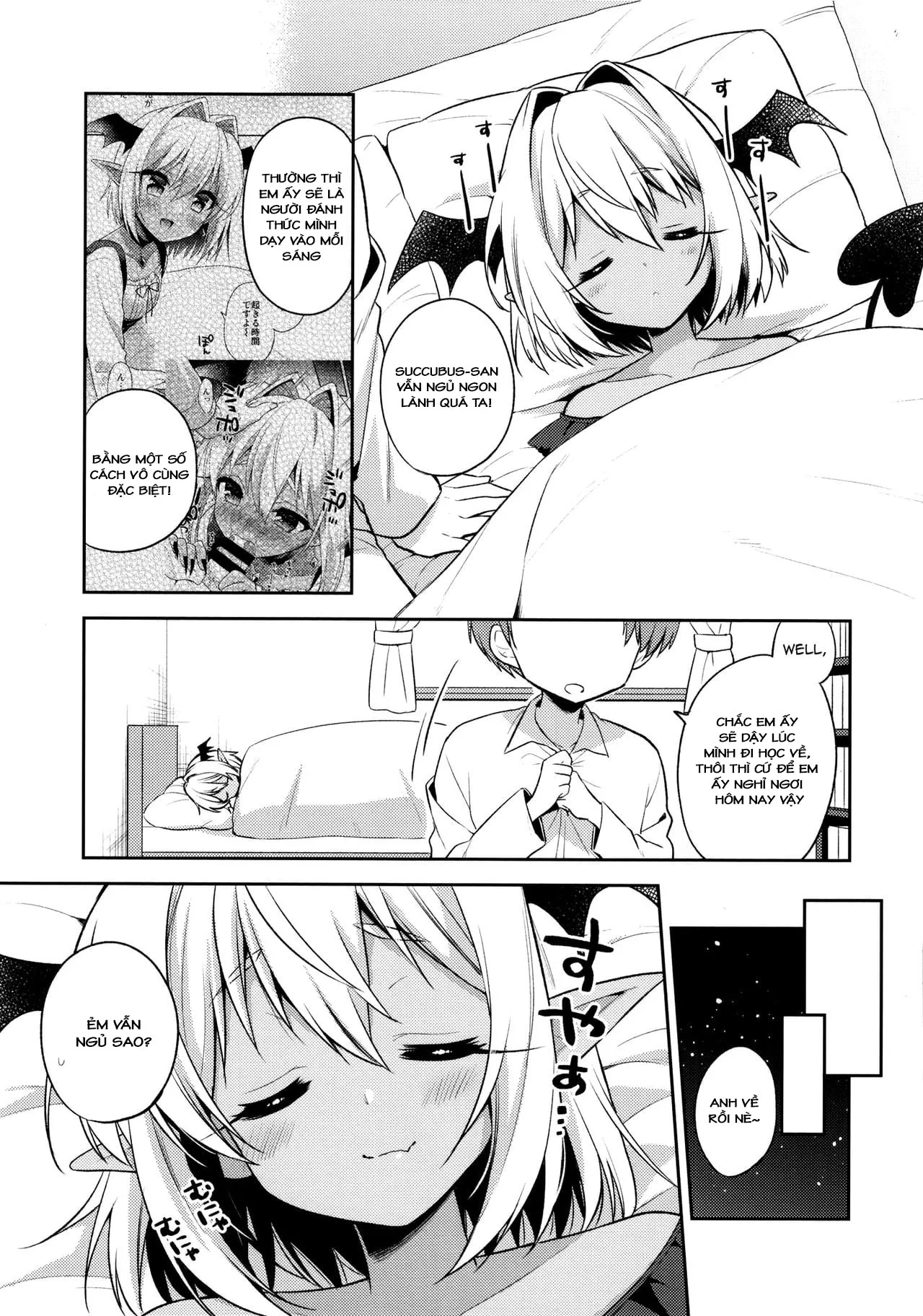 HentaiVN.net - Ảnh 6 - Shounen Succubus - Chap 6