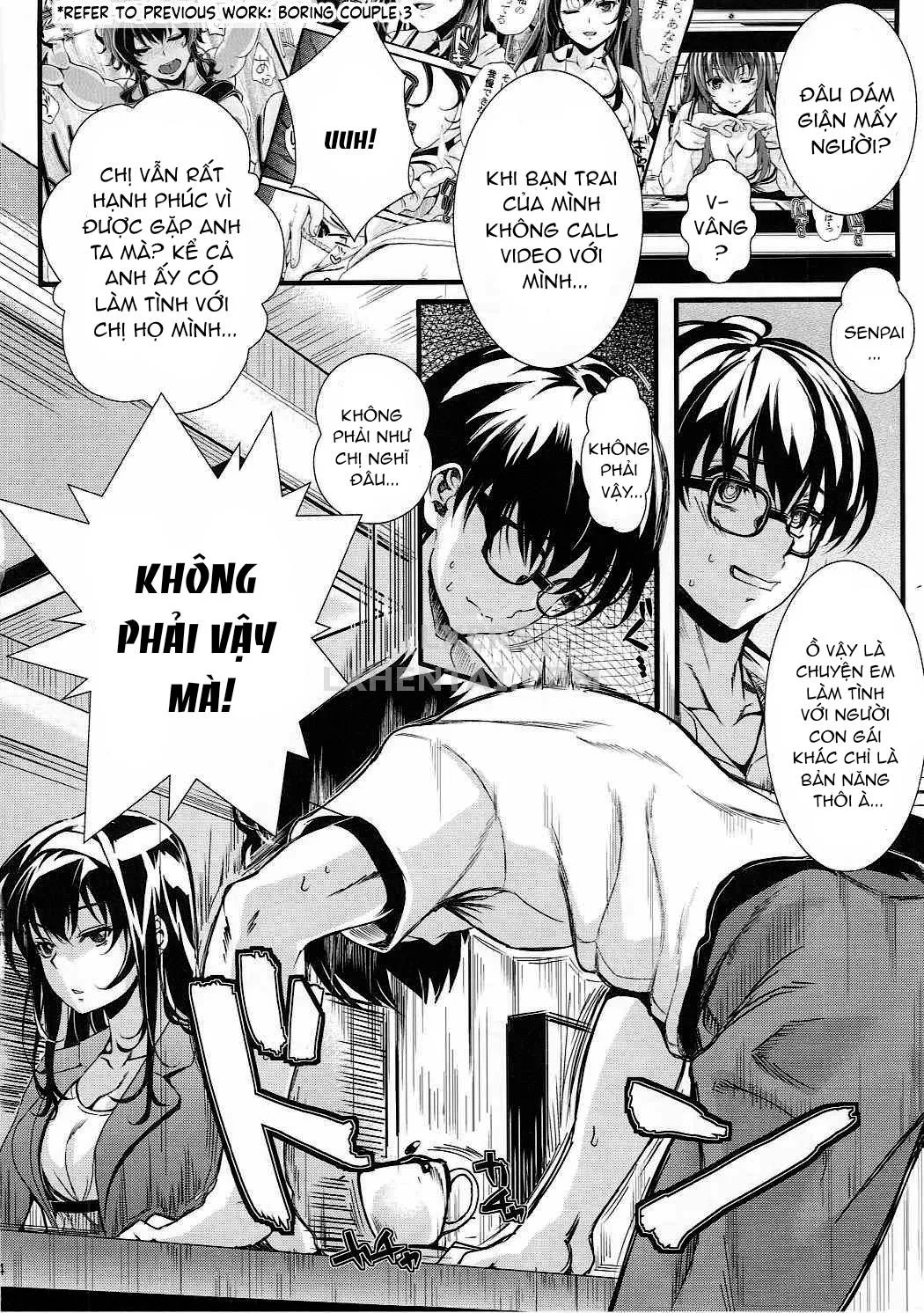 HentaiVN.net - Ảnh 4 - How the Boring Couples Does It [Saenai Futari No Itashikata] - Chap 4