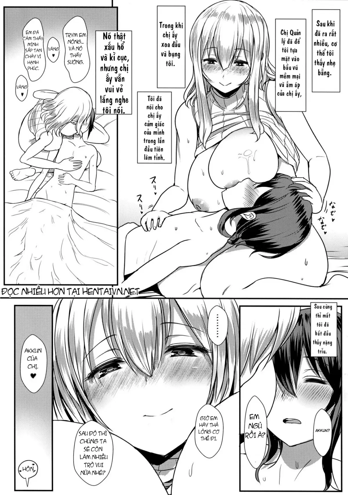 HentaiVN.net - Ảnh 19 - Chị Ấy Quản Lý Luôn Cả Tôi (Sunohara-sou no Kanrinin-san) [Kimi wa Kanojo no Kanrika ni Iru. (Sunohara-sou no Kanrinin-san); 君は彼女の管理下にいる。 (すのはら荘の管理人さん)] - Chap 1