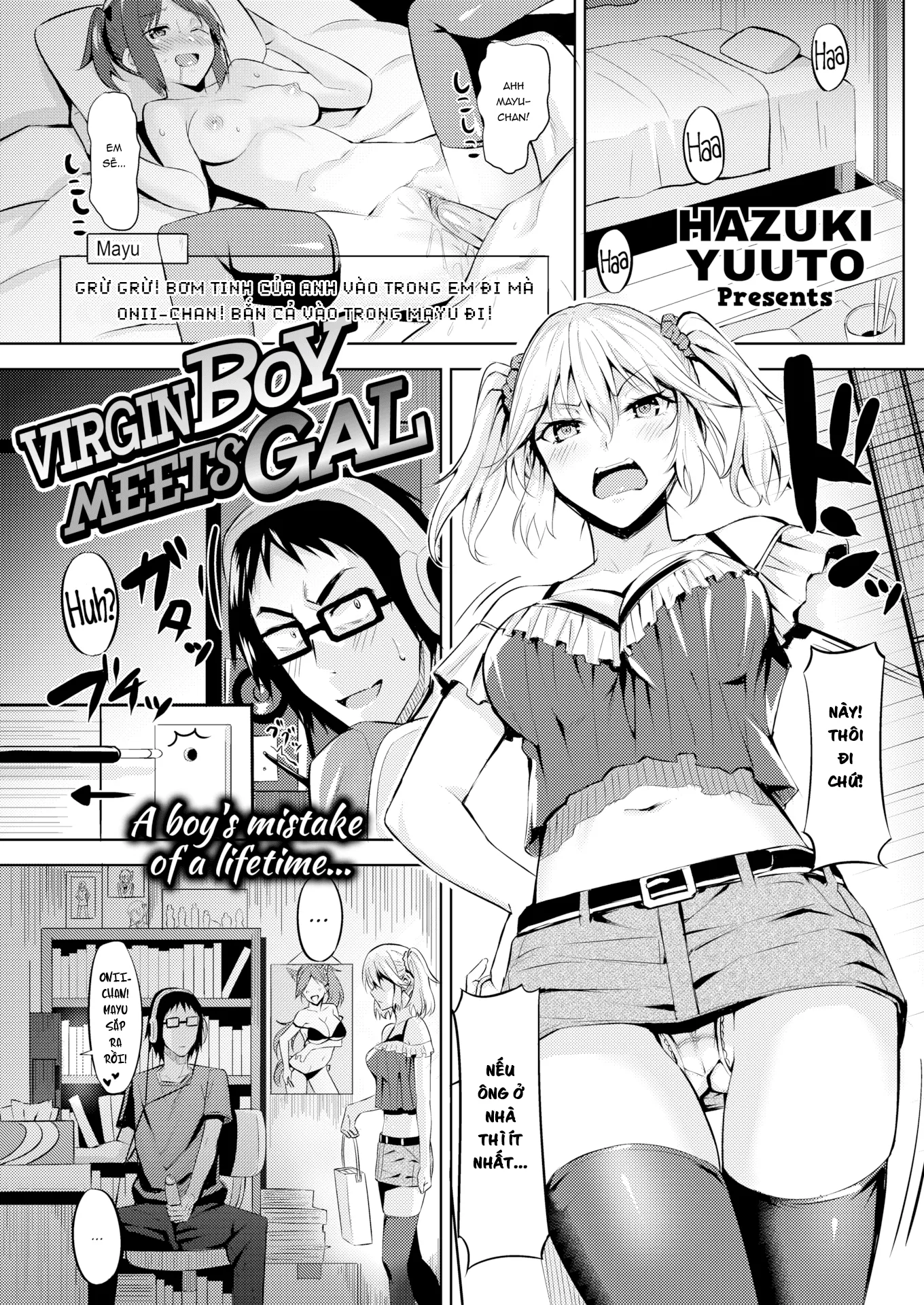 HentaiVN.net - Ảnh 6 - Trai tân gặp gái gal - Chap 1