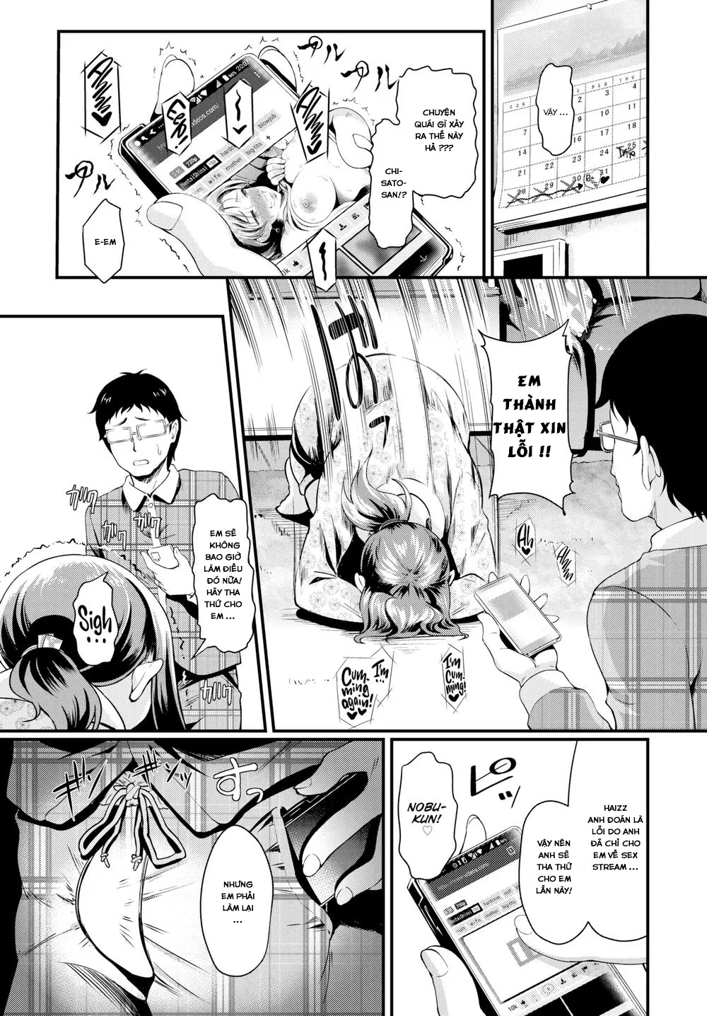 HentaiVN.net - Ảnh 19 - Live Chat Wife - Chap 1