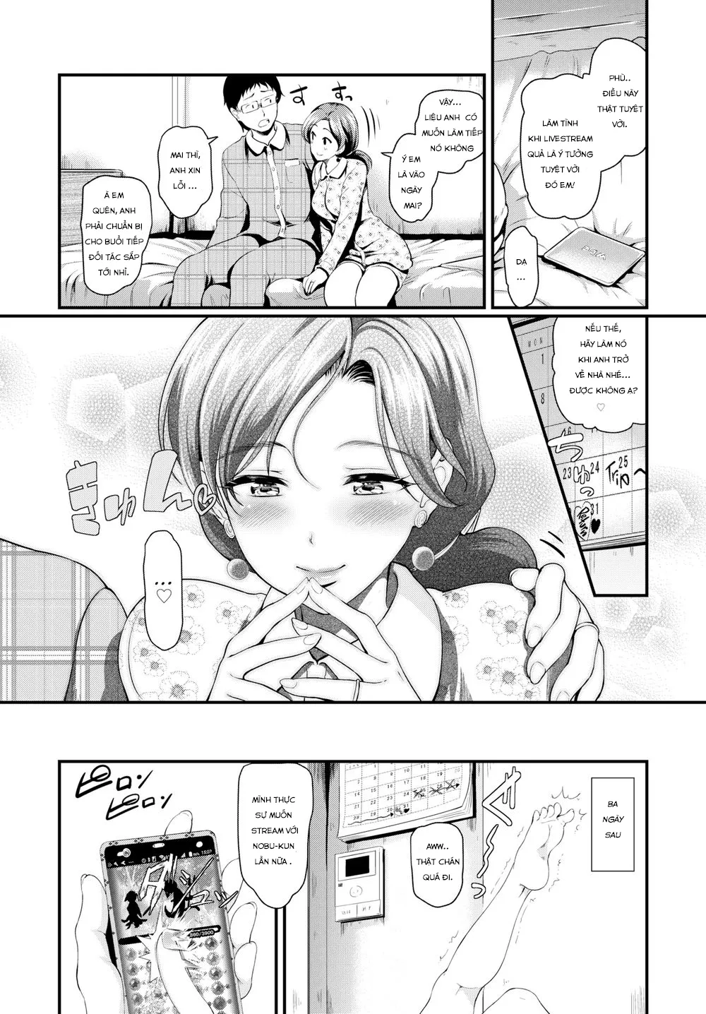 HentaiVN.net - Ảnh 4 - Live Chat Wife - Chap 1