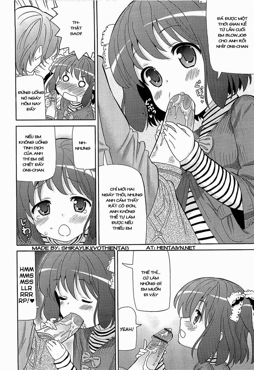 HentaiVN.net - Ảnh 5 - Em không thể sống thiếu anh được! Onii-chan [Shuugaku ryokou kara kaettekita imouto; My sister returned from a trip (Chou love love Imouto ch.5)] - Chap 1