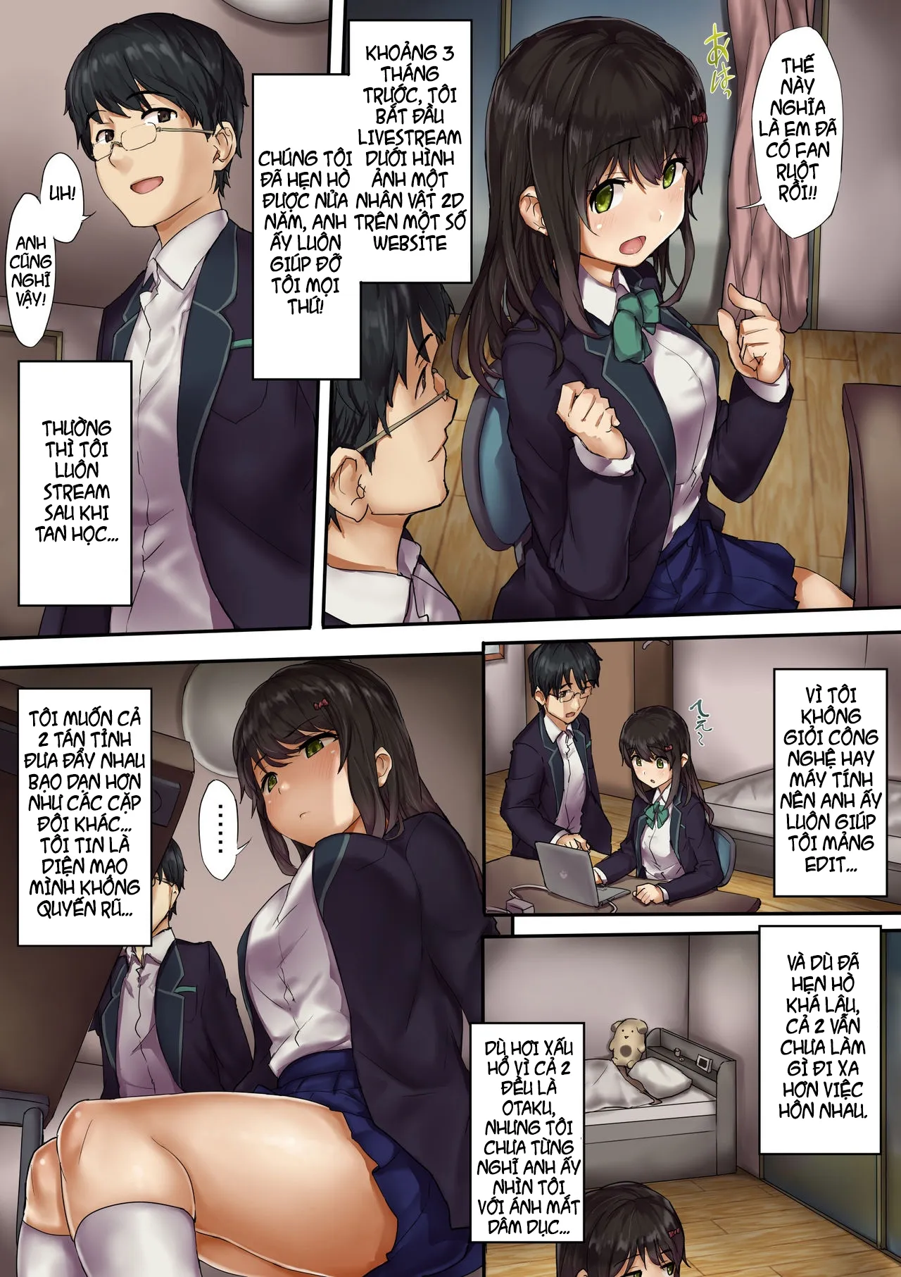 HentaiVN.net - Ảnh 2 - Netorare During Live Streaming - Chap 1