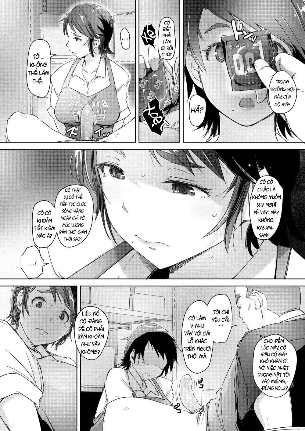 HentaiVN.net - Ảnh 10 - Housewife Hourly Wage 1250Yen - Chap 1