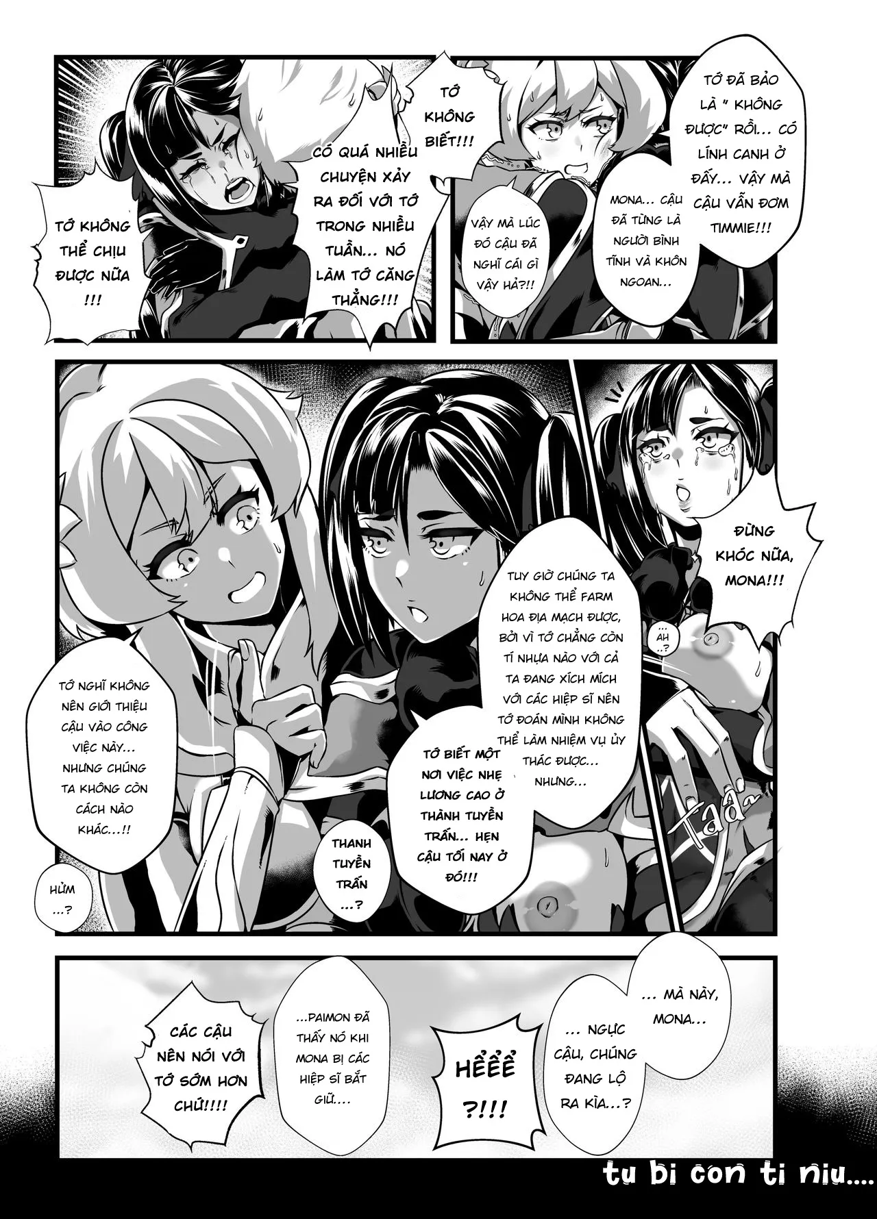 HentaiVN.net - Ảnh 17 - Trở thành gái bán hoa, để kiếm tiền trả nợ cùng cô bạn thân ❤ [(STAR☆CHASER) ; BRIGHTEST STAR] - Chap 1