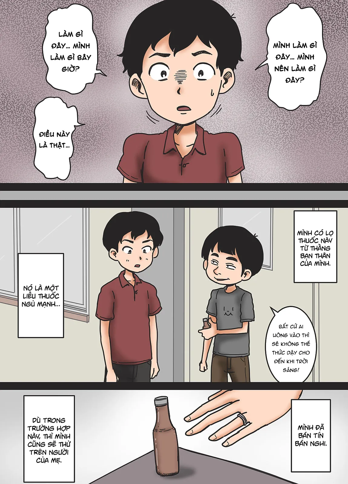 HentaiVN.net - Ảnh 3 - Putting Mother to Sleep [Haha o Nemurasete] - Chap 1