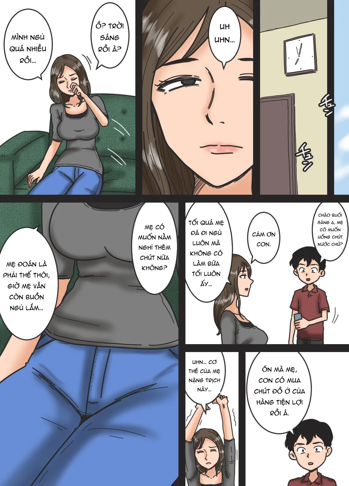 HentaiVN.net - Ảnh 32 - Putting Mother to Sleep [Haha o Nemurasete] - Chap 1