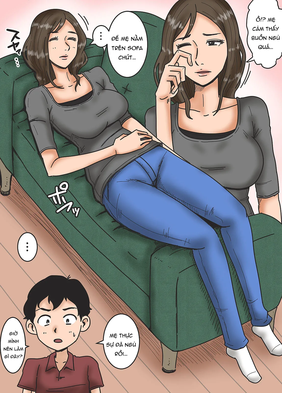 HentaiVN.net - Ảnh 5 - Putting Mother to Sleep [Haha o Nemurasete] - Chap 1