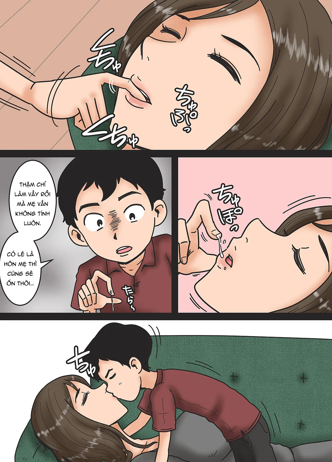 HentaiVN.net - Ảnh 8 - Putting Mother to Sleep [Haha o Nemurasete] - Chap 1