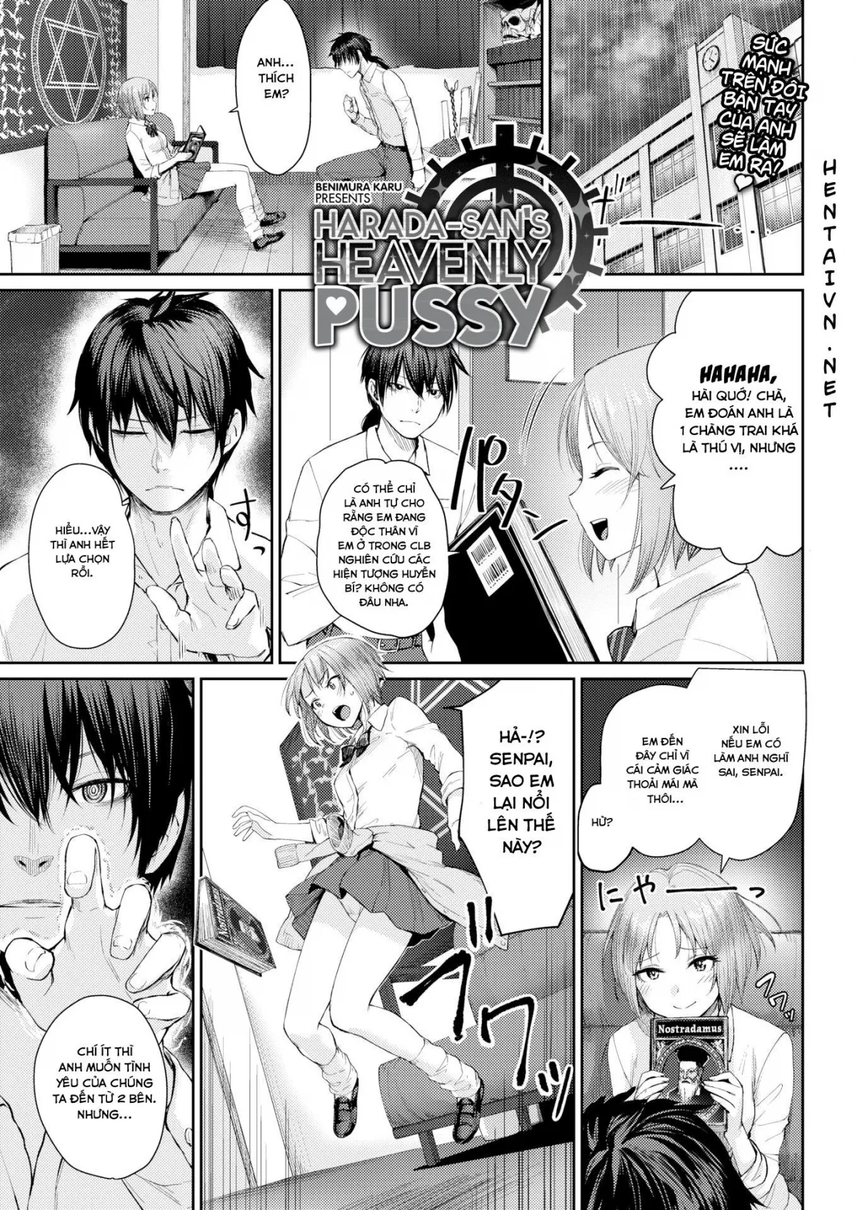 HentaiVN.net - Ảnh 3 - Cái Lá Chà Bồn huyền thoại của Harada-san [Harada-san's Heavenly Pussy] - Chap 1