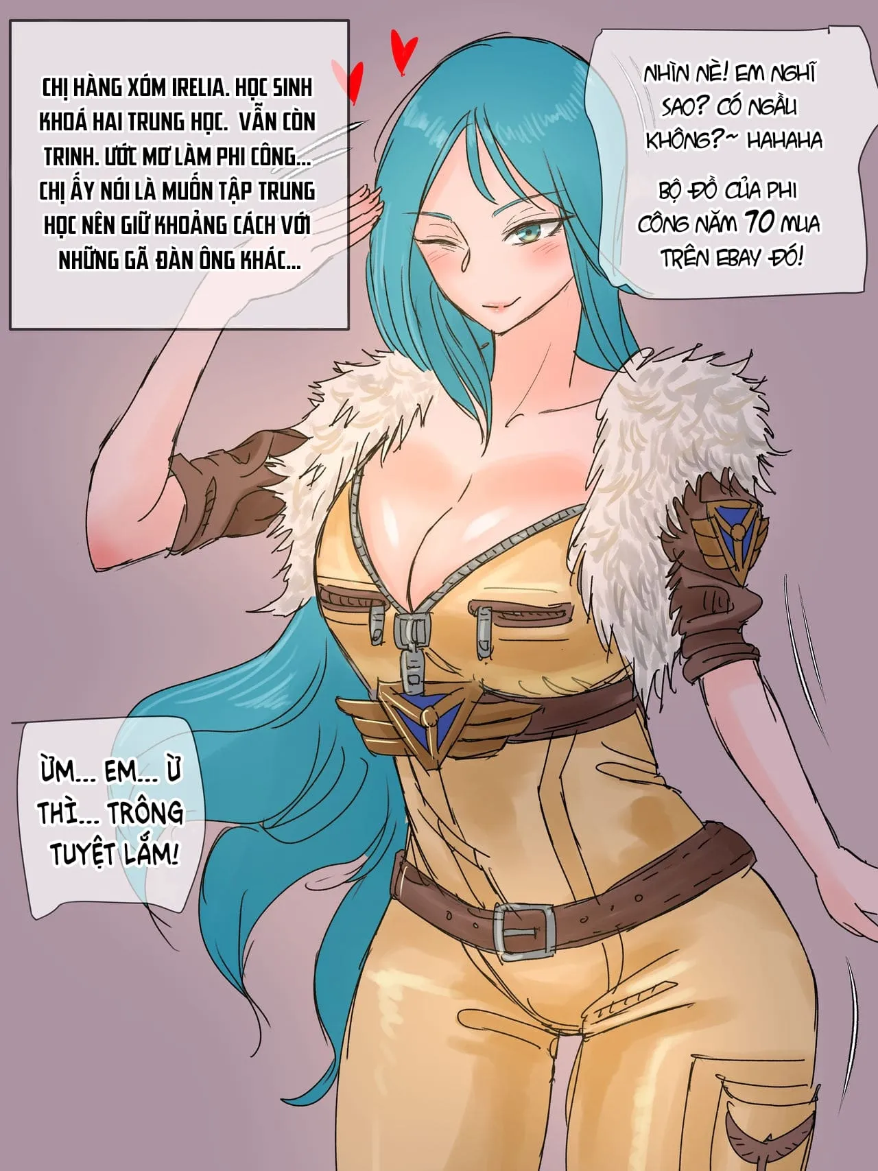 HentaiVN.net - Ảnh 4 - Irelia Phi Công [Aviator Irelia] - Chap 1