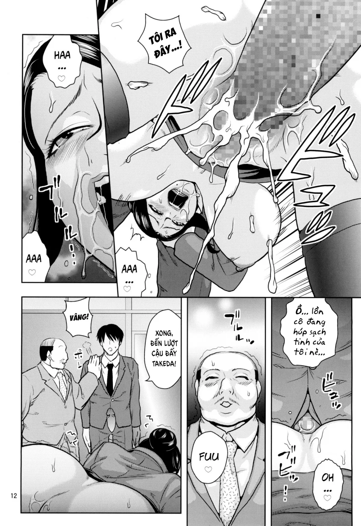 HentaiVN.net - Ảnh 13 - Violating A Beautiful Female Boss [Bijin Onna Joushi o Yaru!] - Chap 1