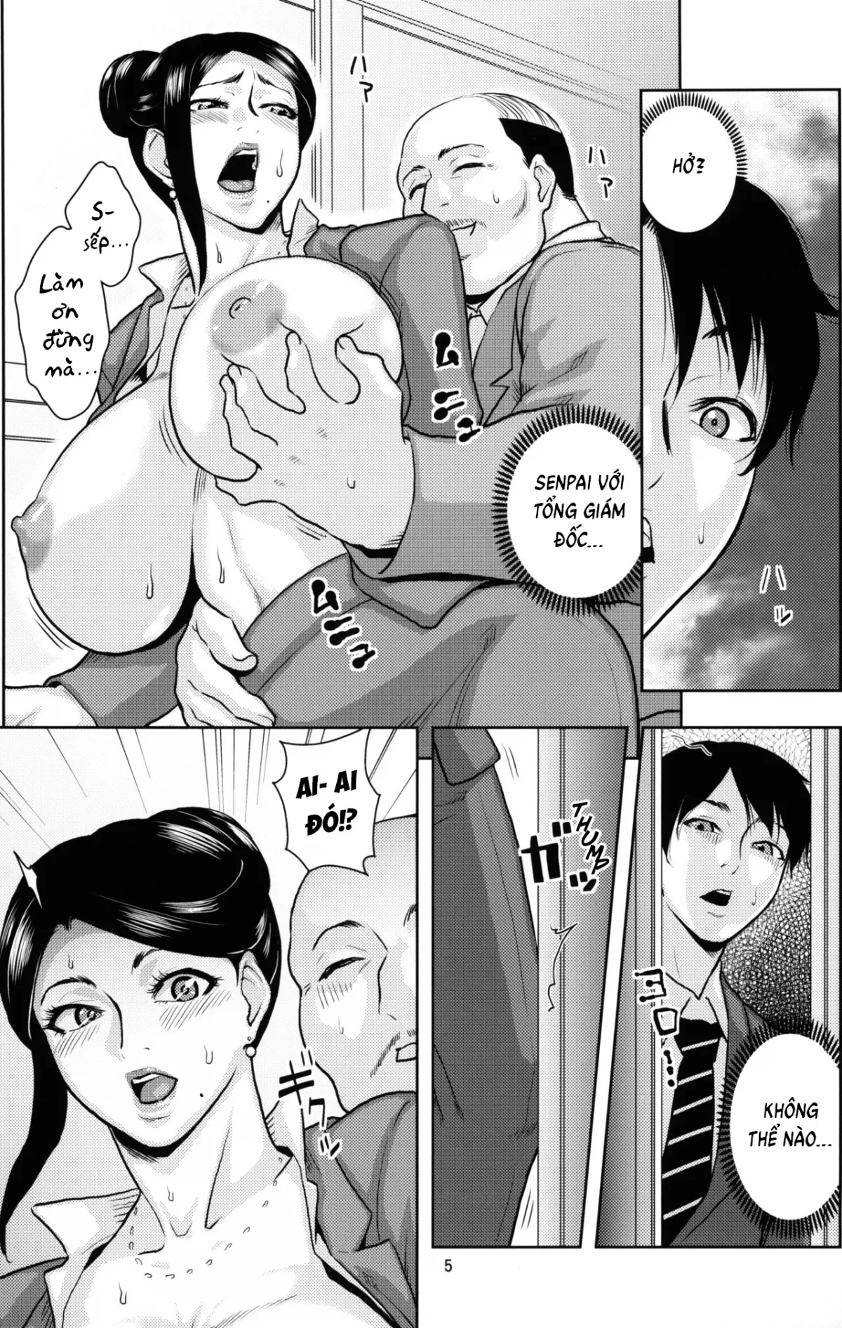 HentaiVN.net - Ảnh 6 - Violating A Beautiful Female Boss [Bijin Onna Joushi o Yaru!] - Chap 1