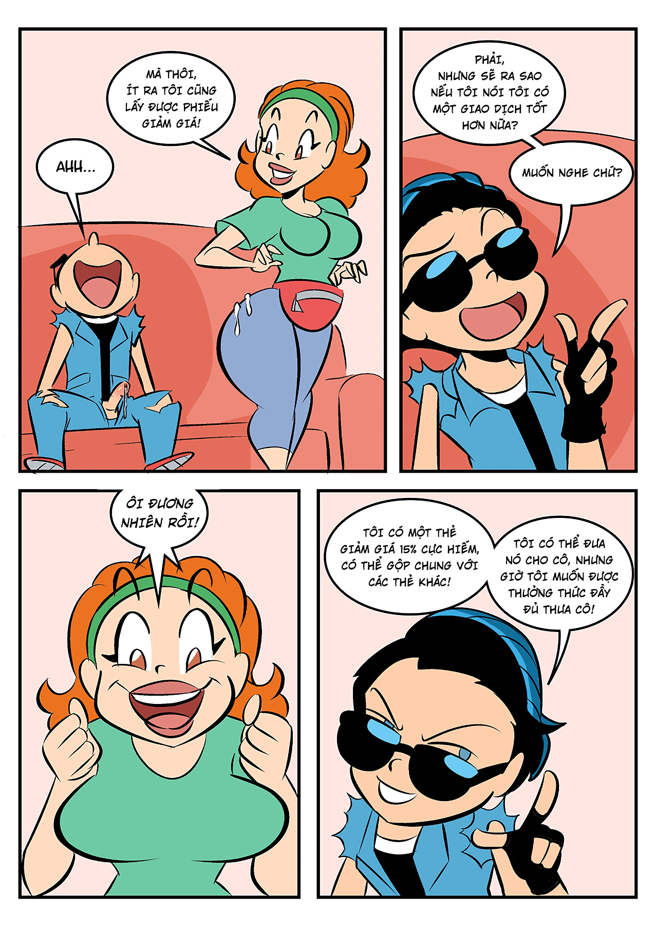 HentaiVN.net - Ảnh 9 - Bà nội trợ nghiện đồ giảm giá [Discount Momma] - Chap 1