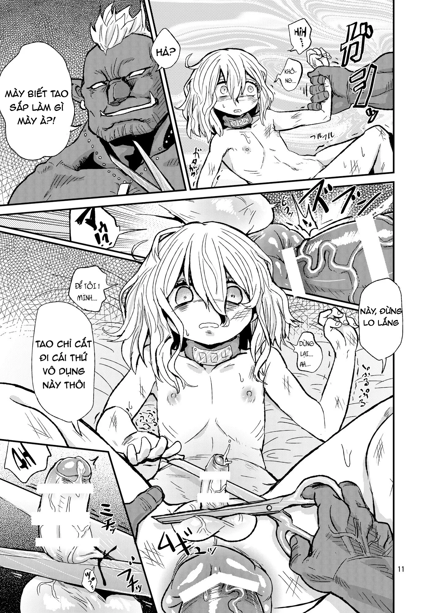 HentaiVN.net - Ảnh 11 - Otokonoko no Chinchin o Kiru Hon [A Book About Cutting Off a Trap's Penis] - Chap 1