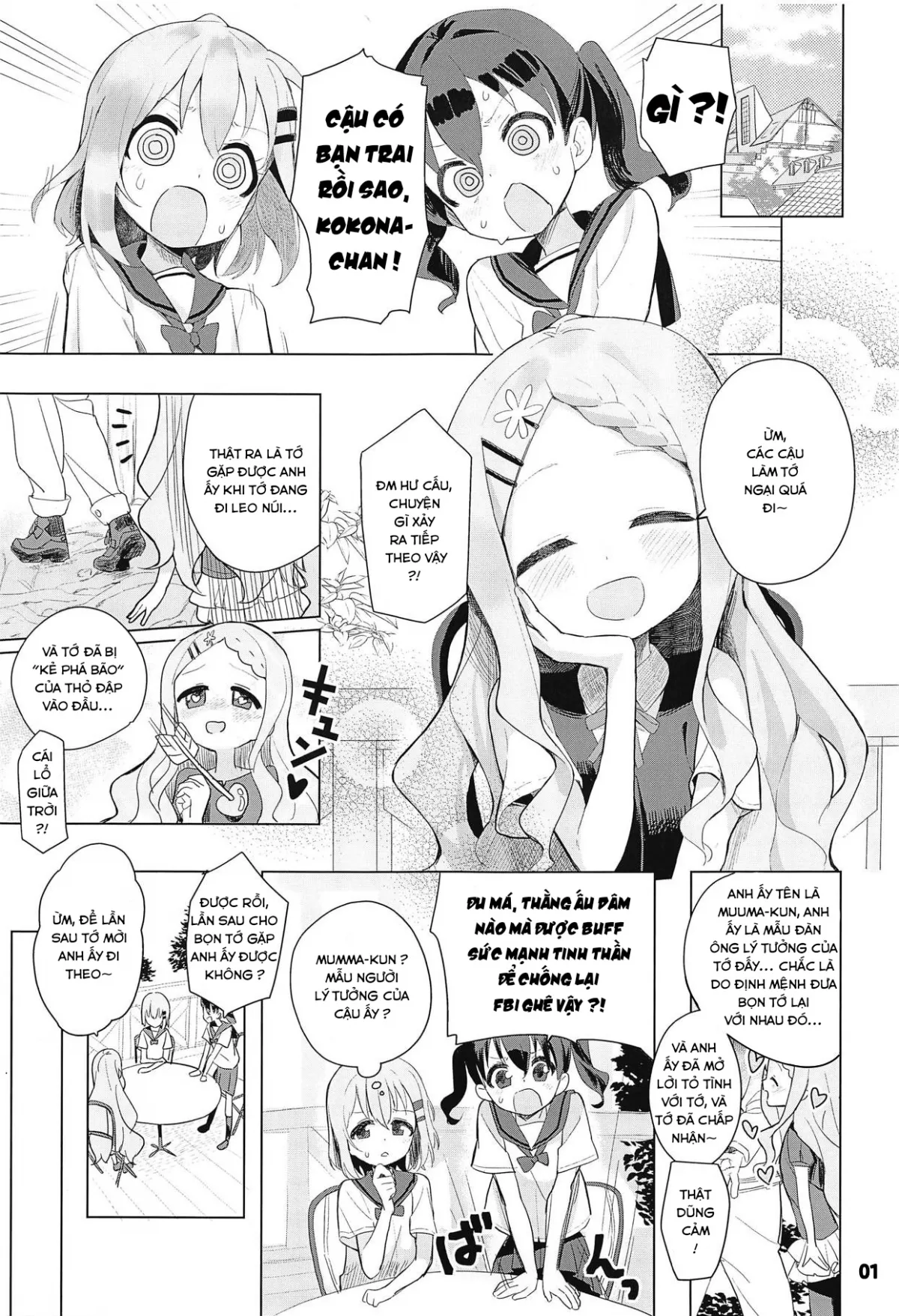 HentaiVN.net - Ảnh 3 - Ngôi Lều Trên Núi [Kokona-chan ni Kareshi ga Dekita] - Chap 1