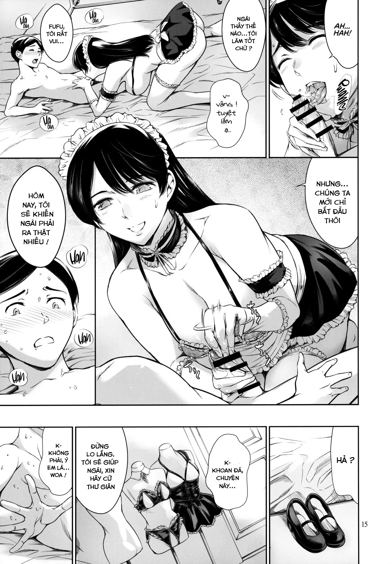 HentaiVN.net - Ảnh 15 - Uchi no Maid [My Housemaid] - Chap 1