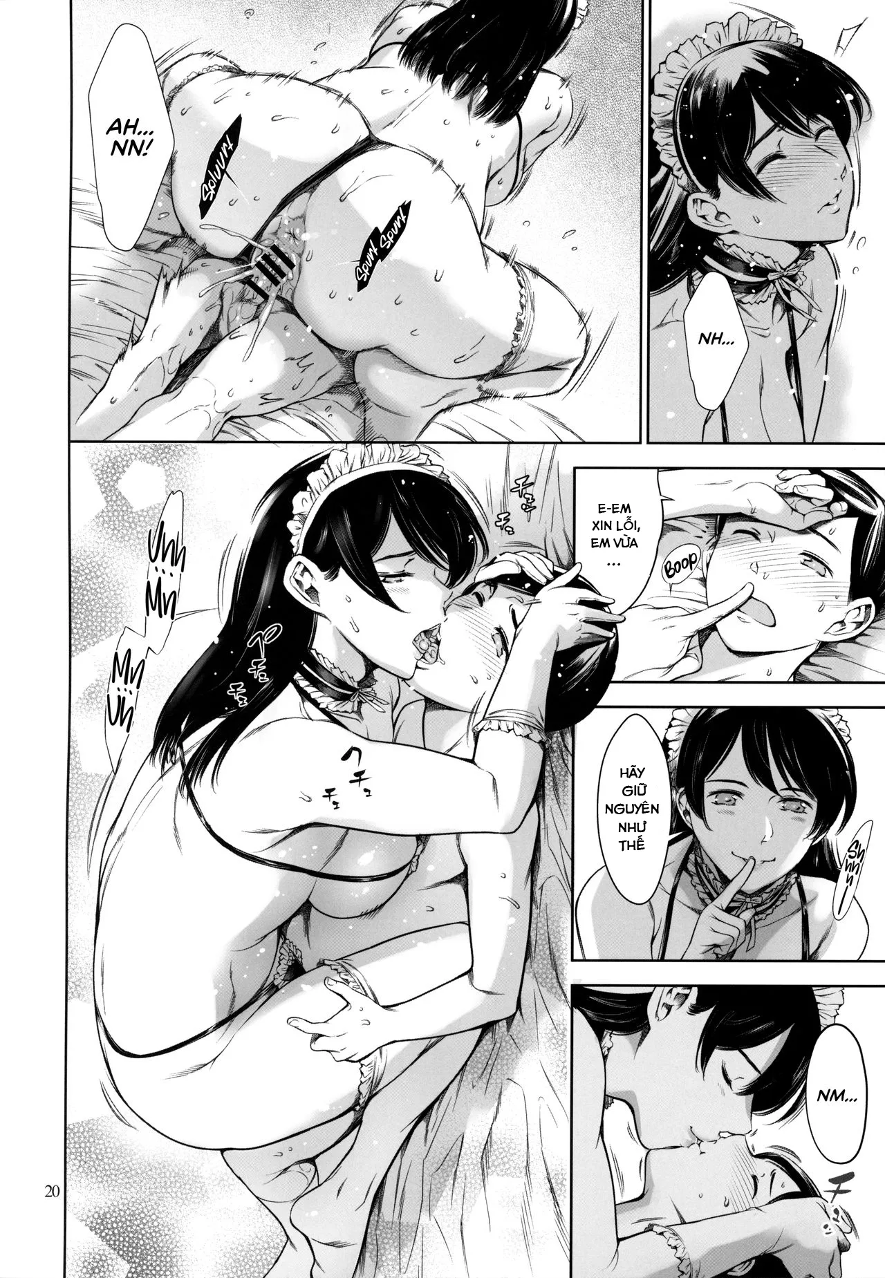 HentaiVN.net - Ảnh 20 - Uchi no Maid [My Housemaid] - Chap 1