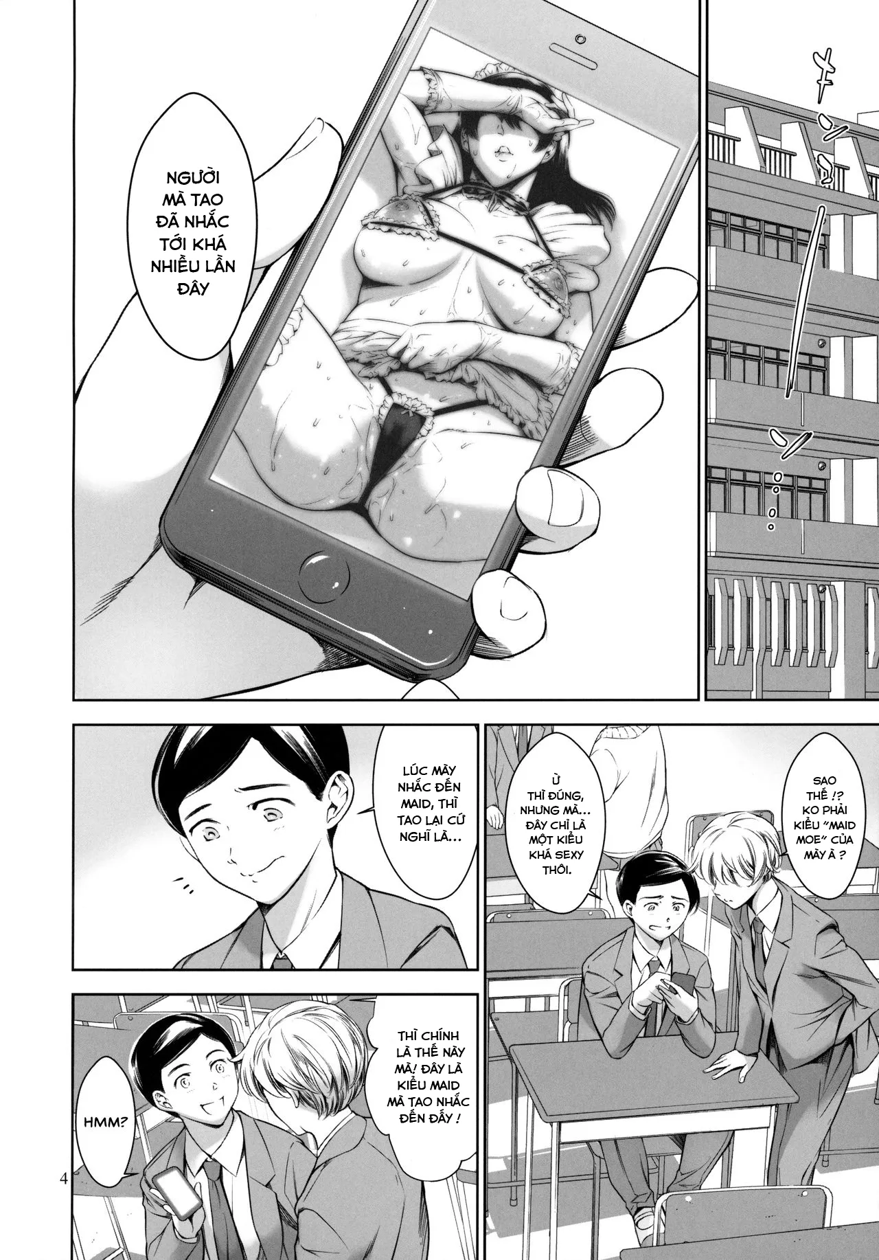 HentaiVN.net - Ảnh 4 - Uchi no Maid [My Housemaid] - Chap 1