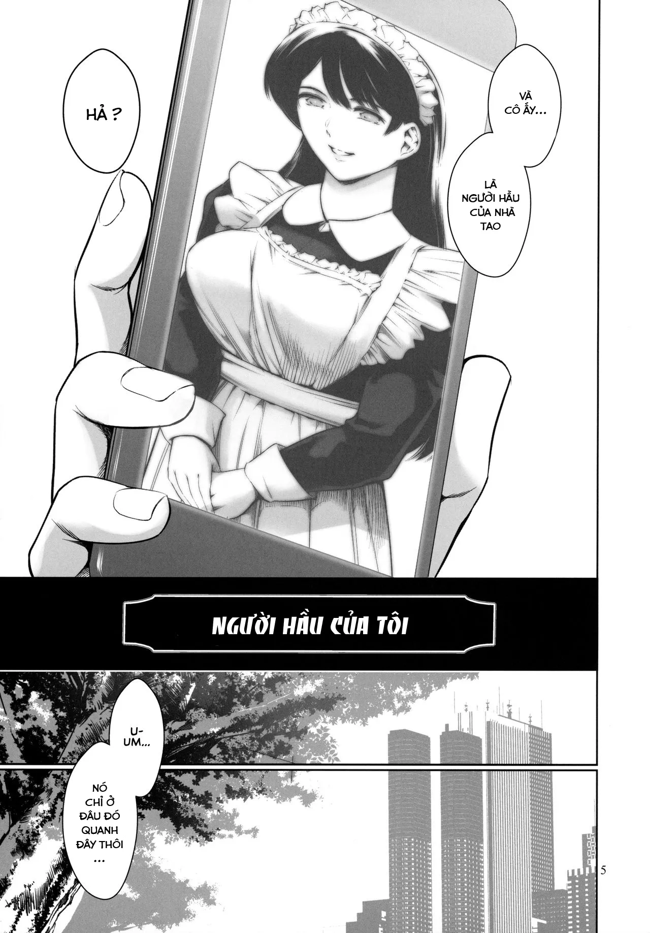 HentaiVN.net - Ảnh 5 - Uchi no Maid [My Housemaid] - Chap 1