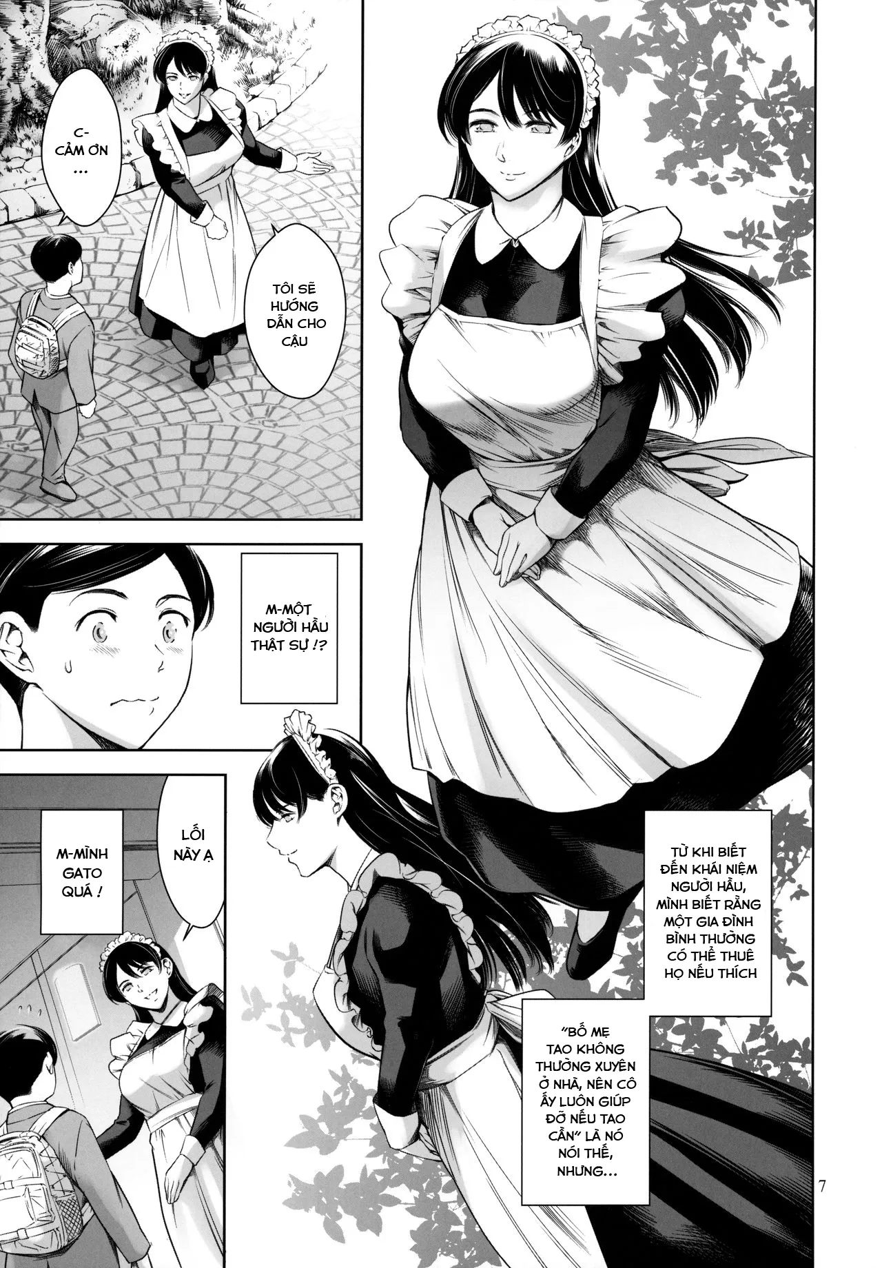 HentaiVN.net - Ảnh 7 - Uchi no Maid [My Housemaid] - Chap 1