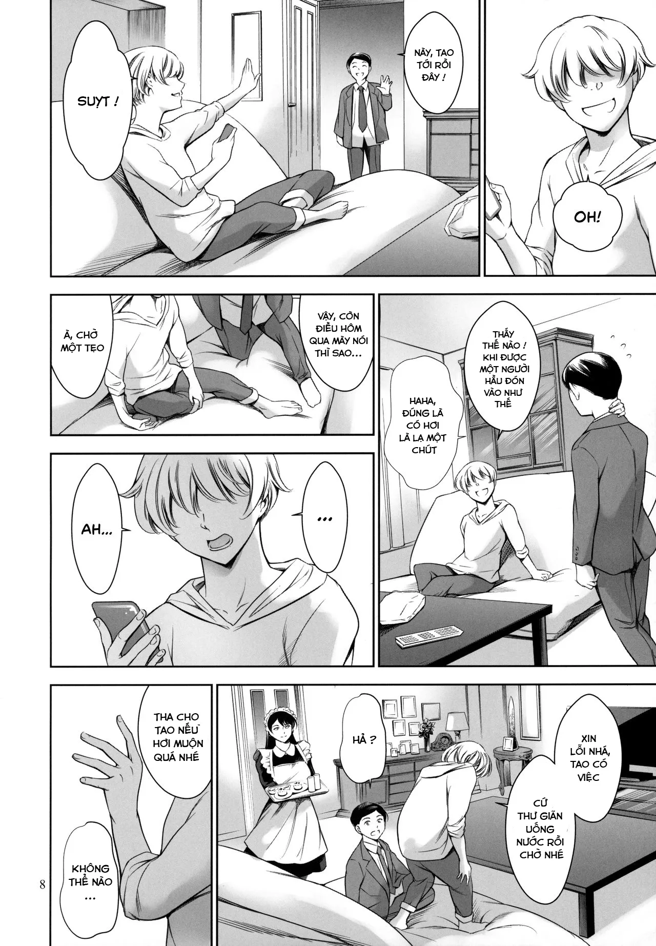 HentaiVN.net - Ảnh 8 - Uchi no Maid [My Housemaid] - Chap 1
