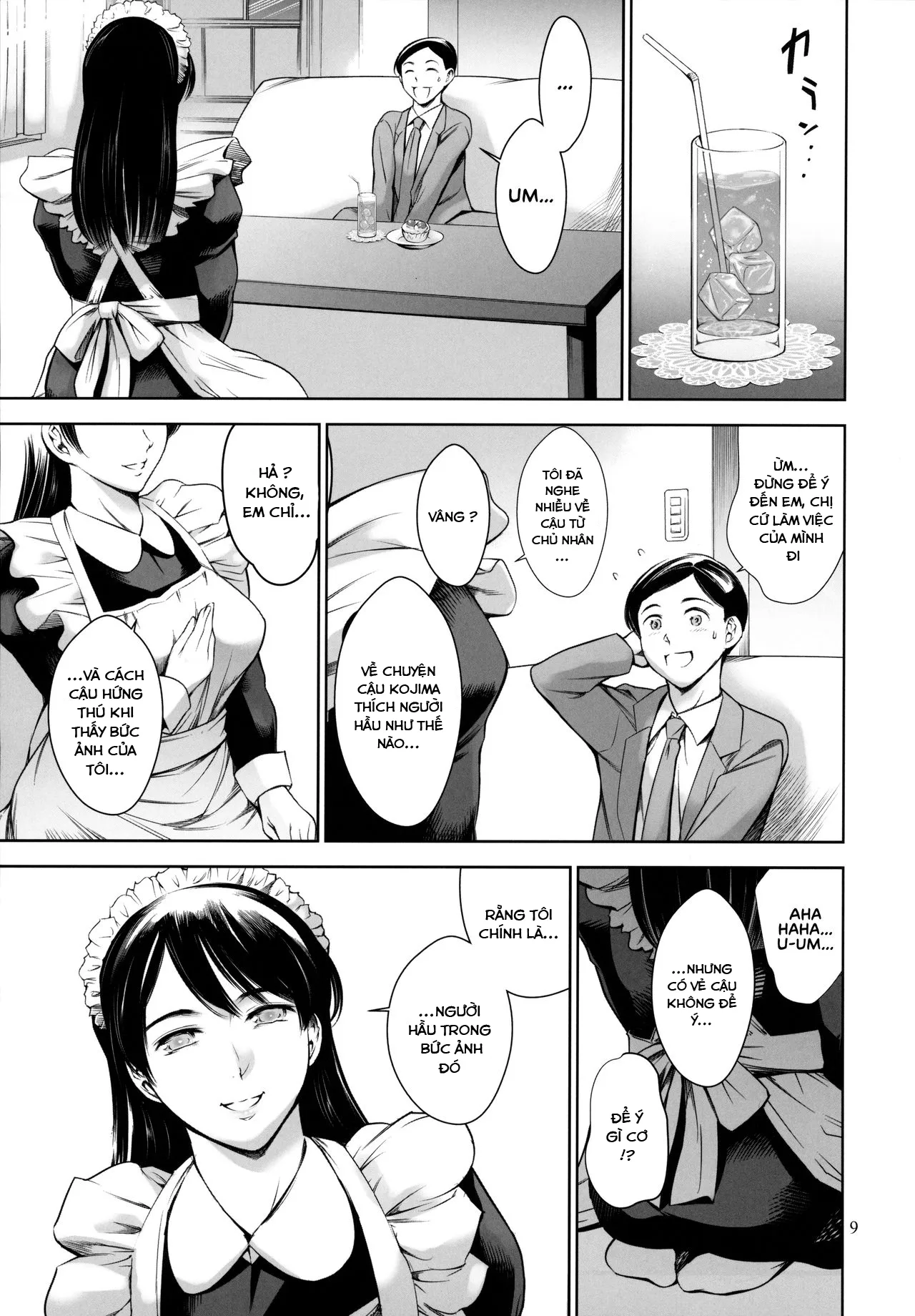 HentaiVN.net - Ảnh 9 - Uchi no Maid [My Housemaid] - Chap 1