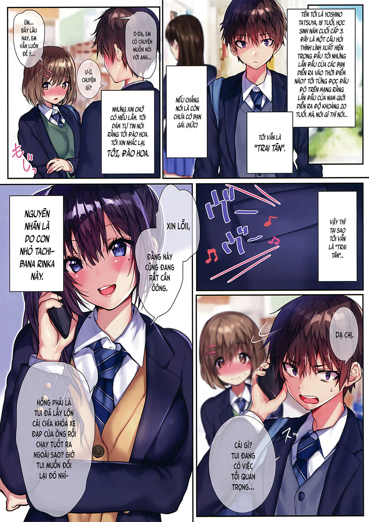 HentaiVN.net - Ảnh 3 - Nhỏ bạn nối khố của tôi ồn ào dễ thương!! (nguyên tác) [Ore no Osananajimi ga Uza Kawaii!! (original); 俺の幼馴染がウザかわいい!! (オリジナル)] - Chap 1