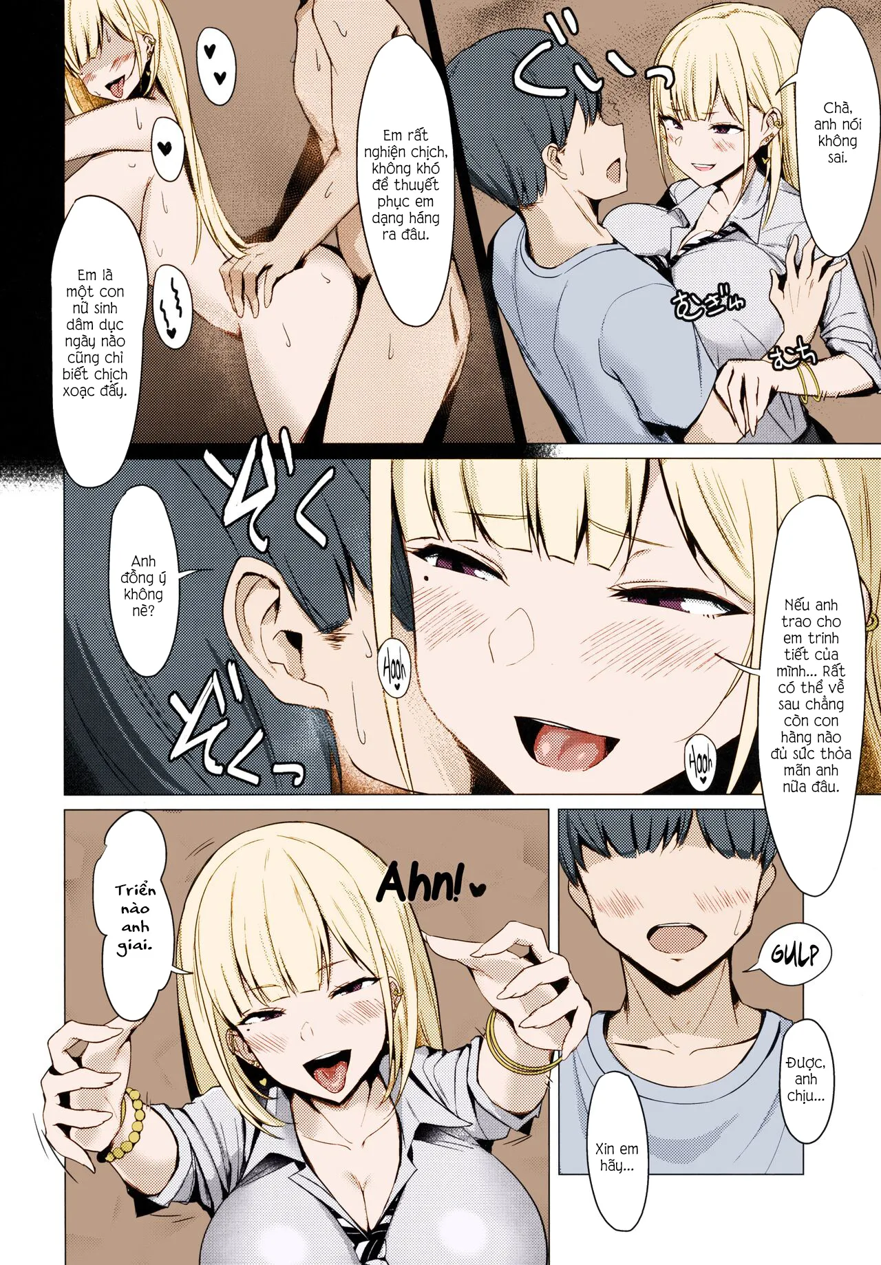 HentaiVN.net - Ảnh 3 - Chơi em nữ sinh dễ dãi [Fucking A Naughty High School Gyaru,Ecchi na Gal JK to Yacchau Yatsu] - Chap 1