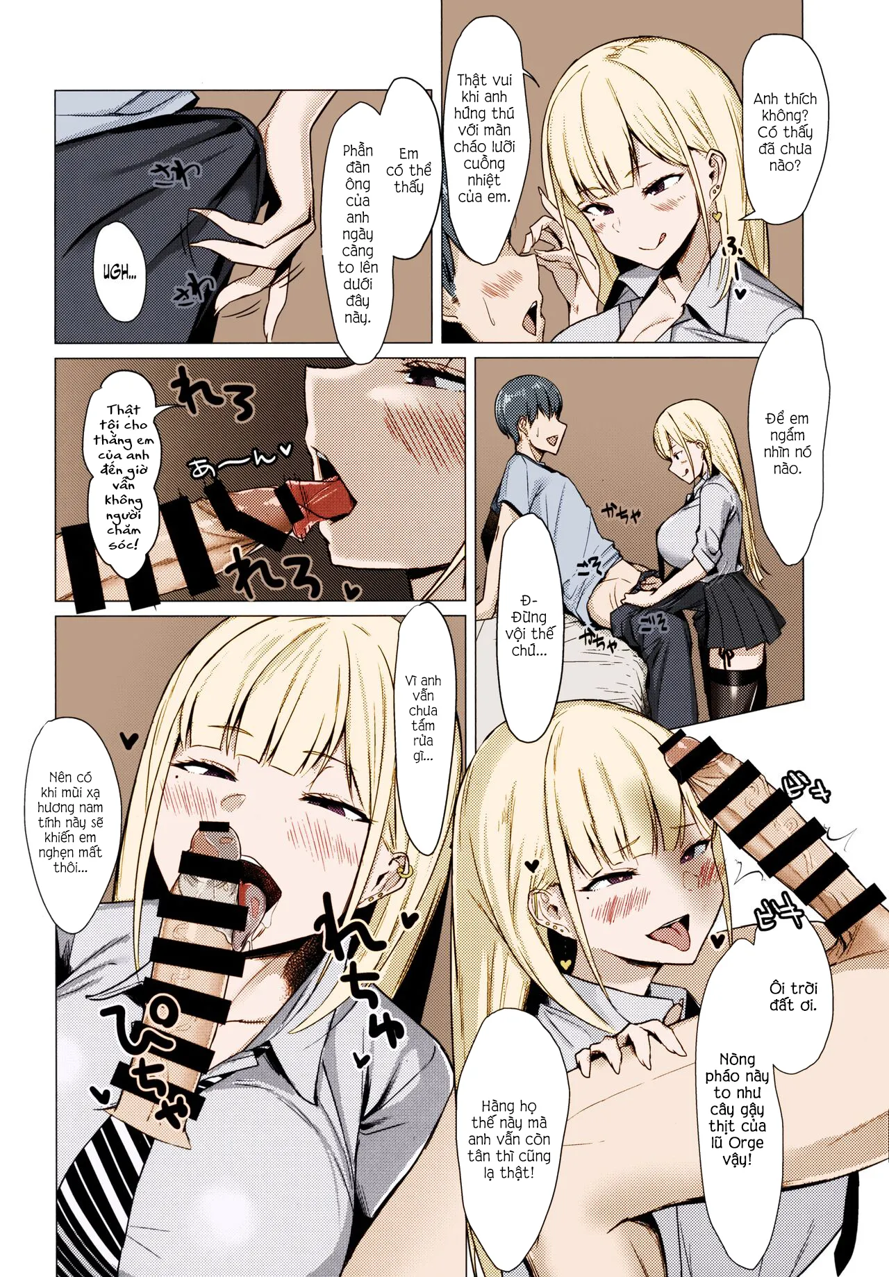 HentaiVN.net - Ảnh 5 - Chơi em nữ sinh dễ dãi [Fucking A Naughty High School Gyaru,Ecchi na Gal JK to Yacchau Yatsu] - Chap 1