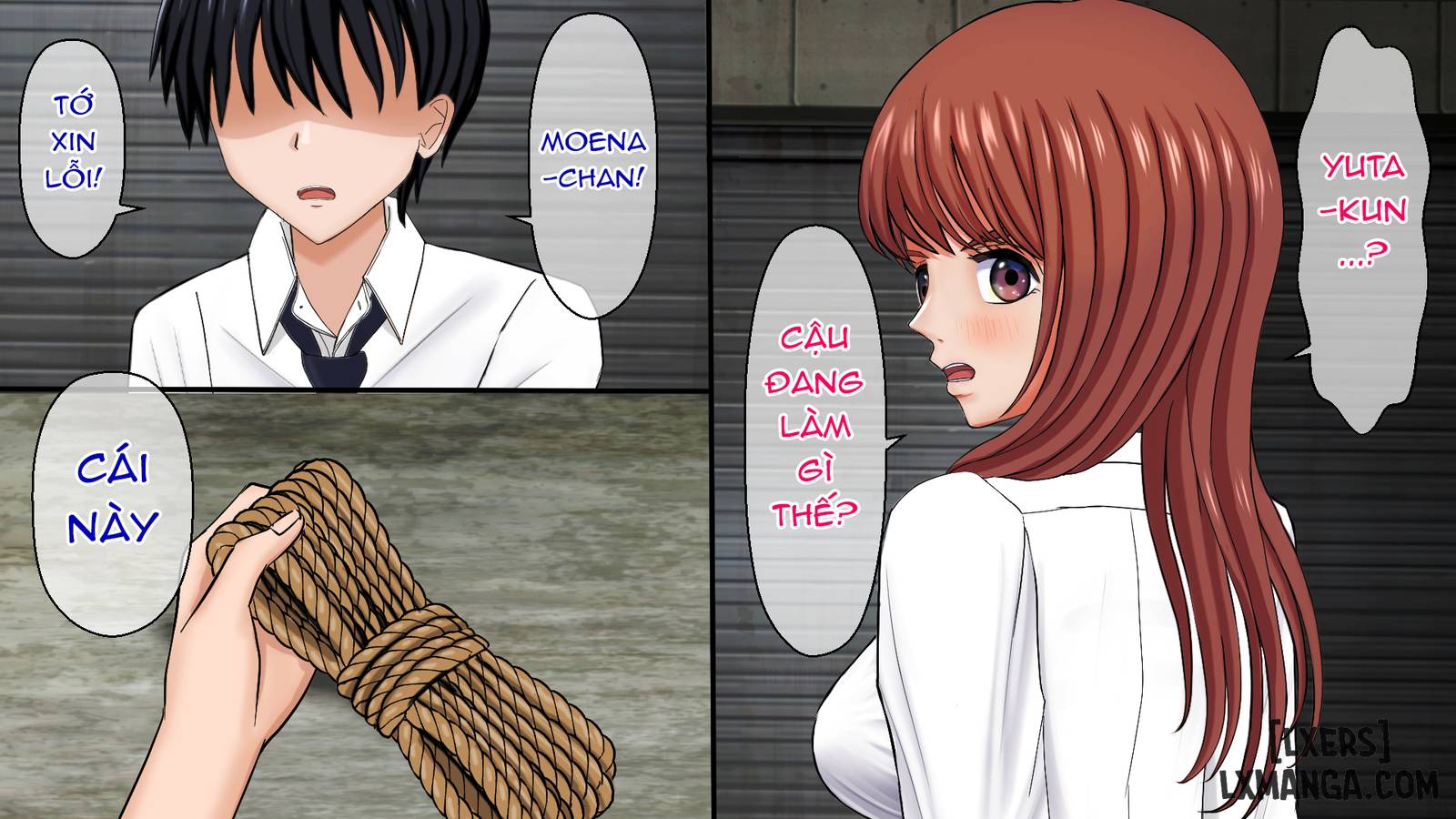 HentaiVN.net - Ảnh 21 - Tatakau Kinbaku Heroine ~Ijimerarekko o Tasuketara Uragirareta Hanashi~ - Chap 1