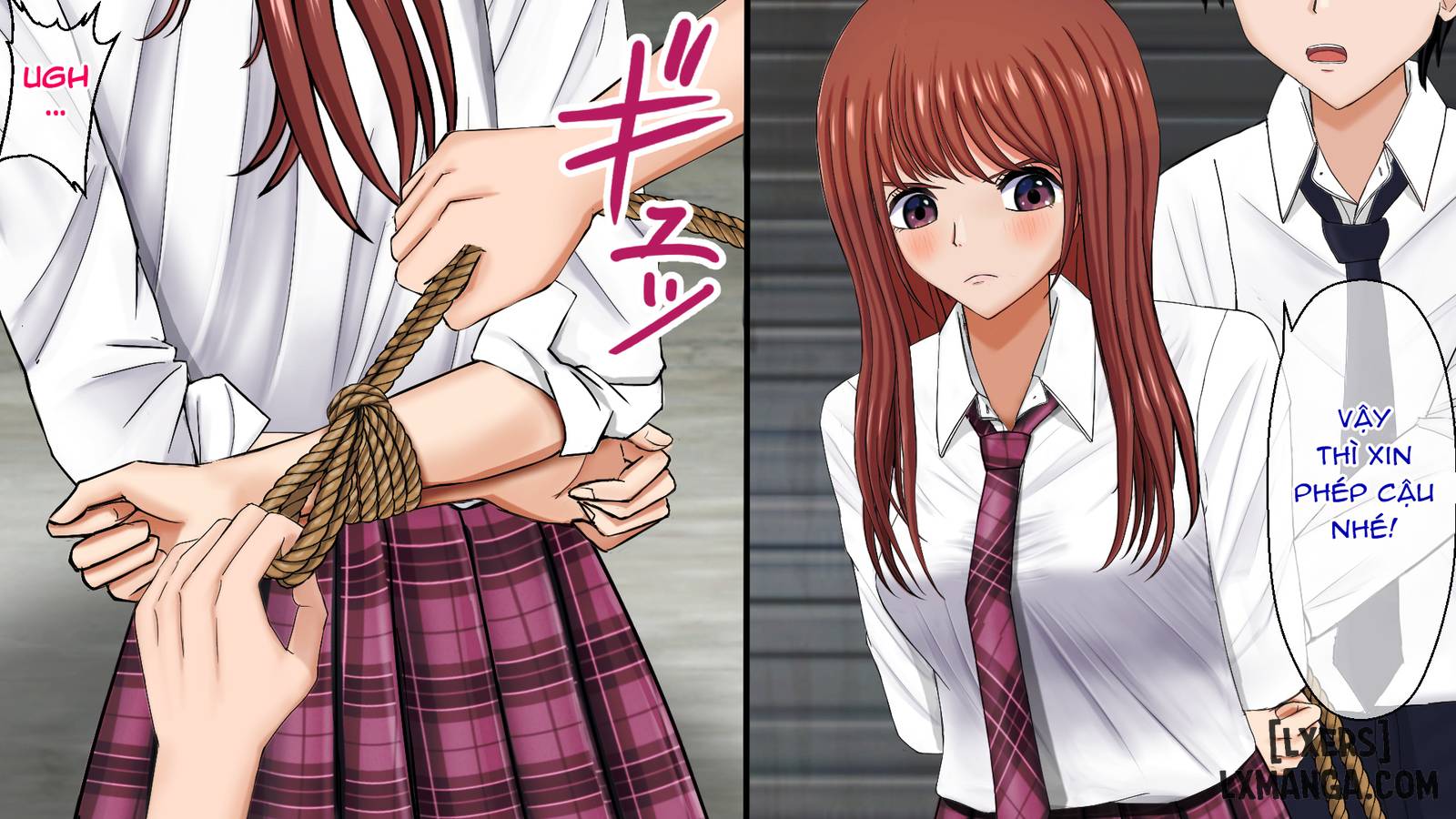 HentaiVN.net - Ảnh 28 - Tatakau Kinbaku Heroine ~Ijimerarekko o Tasuketara Uragirareta Hanashi~ - Chap 1