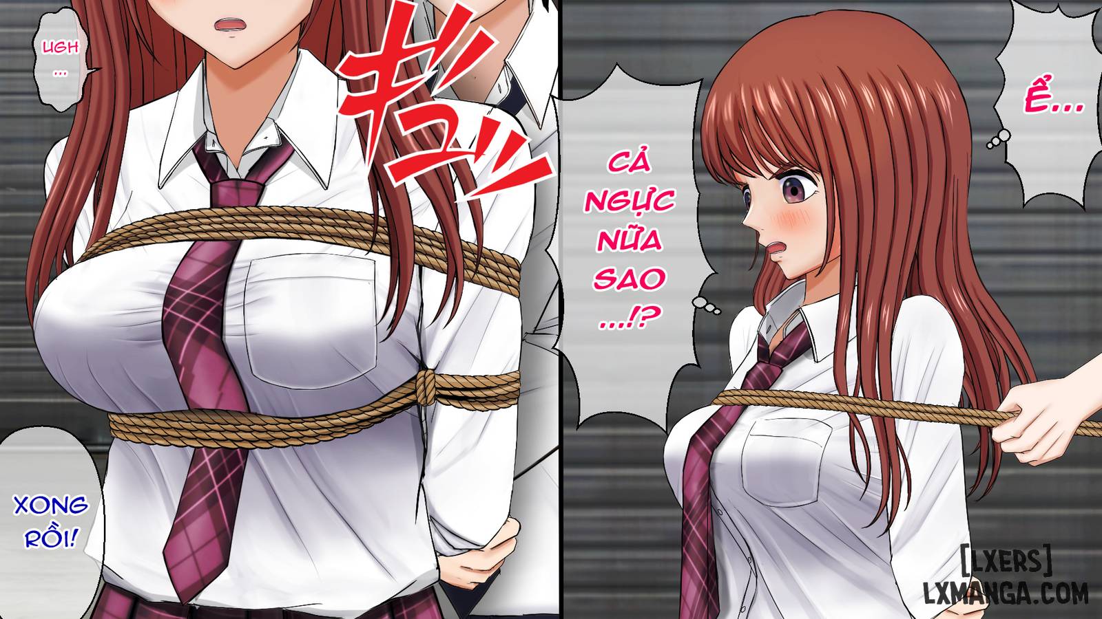 HentaiVN.net - Ảnh 29 - Tatakau Kinbaku Heroine ~Ijimerarekko o Tasuketara Uragirareta Hanashi~ - Chap 1