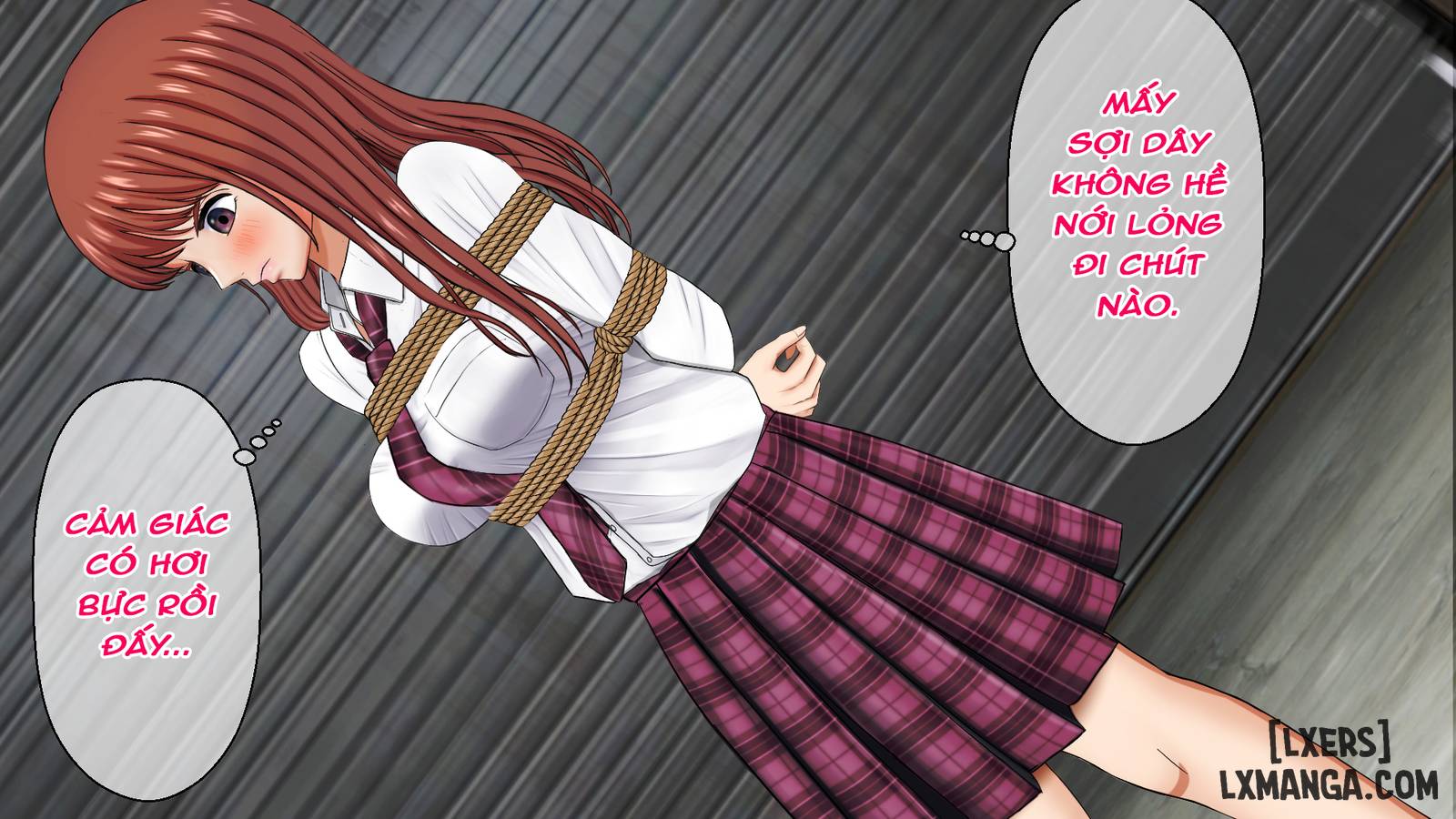 HentaiVN.net - Ảnh 36 - Tatakau Kinbaku Heroine ~Ijimerarekko o Tasuketara Uragirareta Hanashi~ - Chap 1