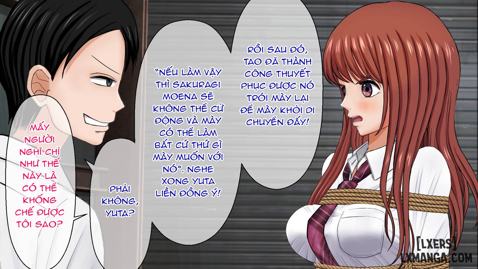 HentaiVN.net - Ảnh 42 - Tatakau Kinbaku Heroine ~Ijimerarekko o Tasuketara Uragirareta Hanashi~ - Chap 1