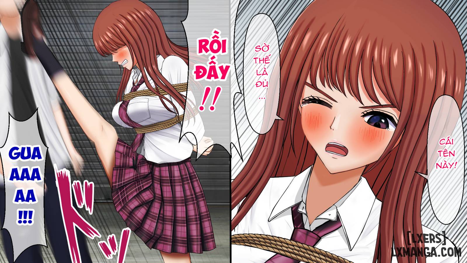 HentaiVN.net - Ảnh 54 - Tatakau Kinbaku Heroine ~Ijimerarekko o Tasuketara Uragirareta Hanashi~ - Chap 1