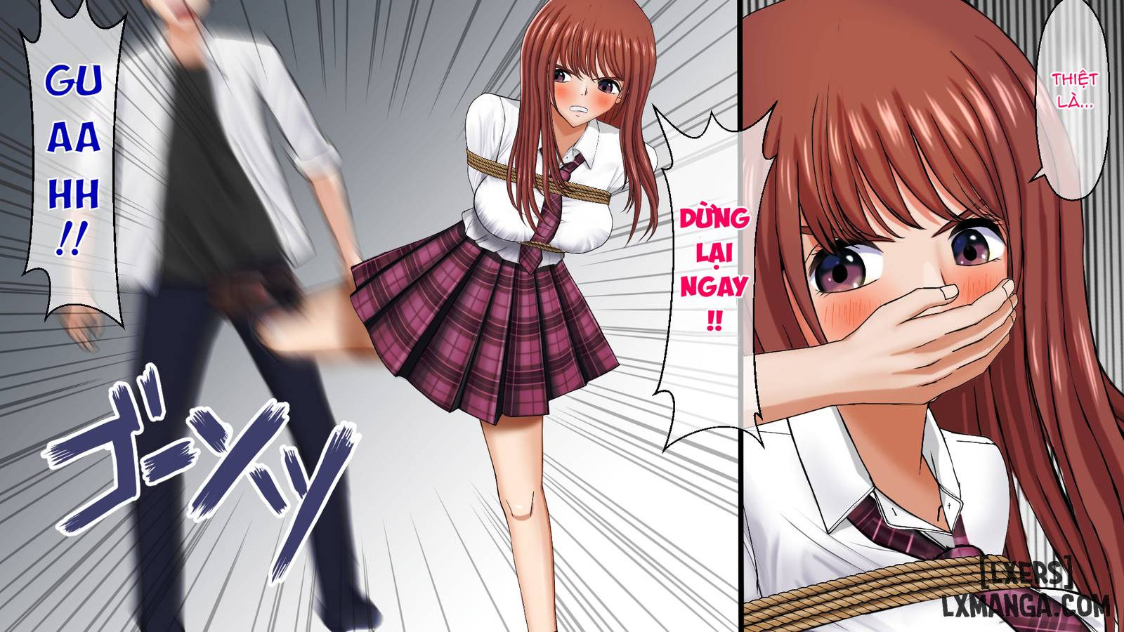 HentaiVN.net - Ảnh 67 - Tatakau Kinbaku Heroine ~Ijimerarekko o Tasuketara Uragirareta Hanashi~ - Chap 1