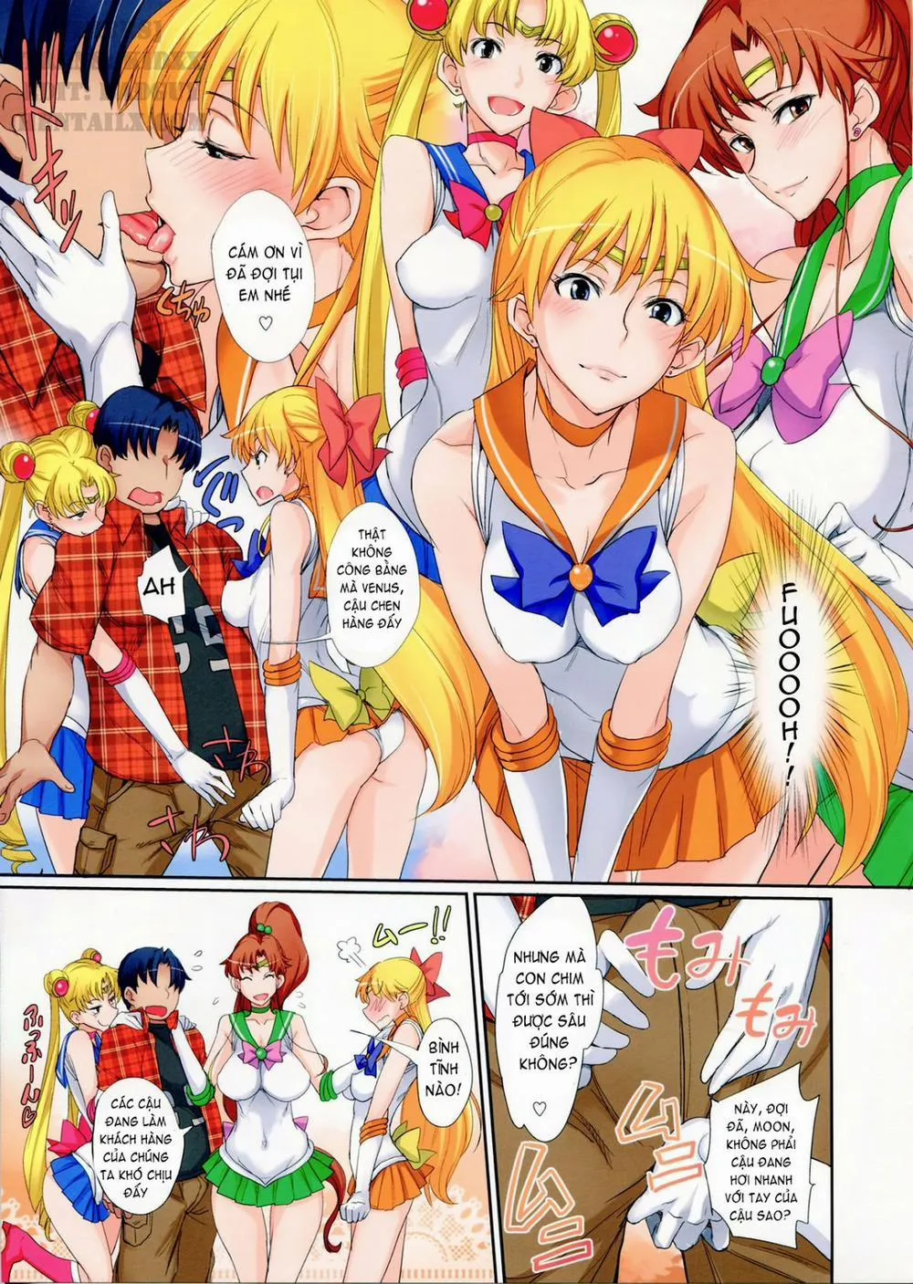 HentaiVN.net - Ảnh 5 - Getsu Ka Sui Moku Kin Do Nichi 2 (Sailor Moon) - Chap 1