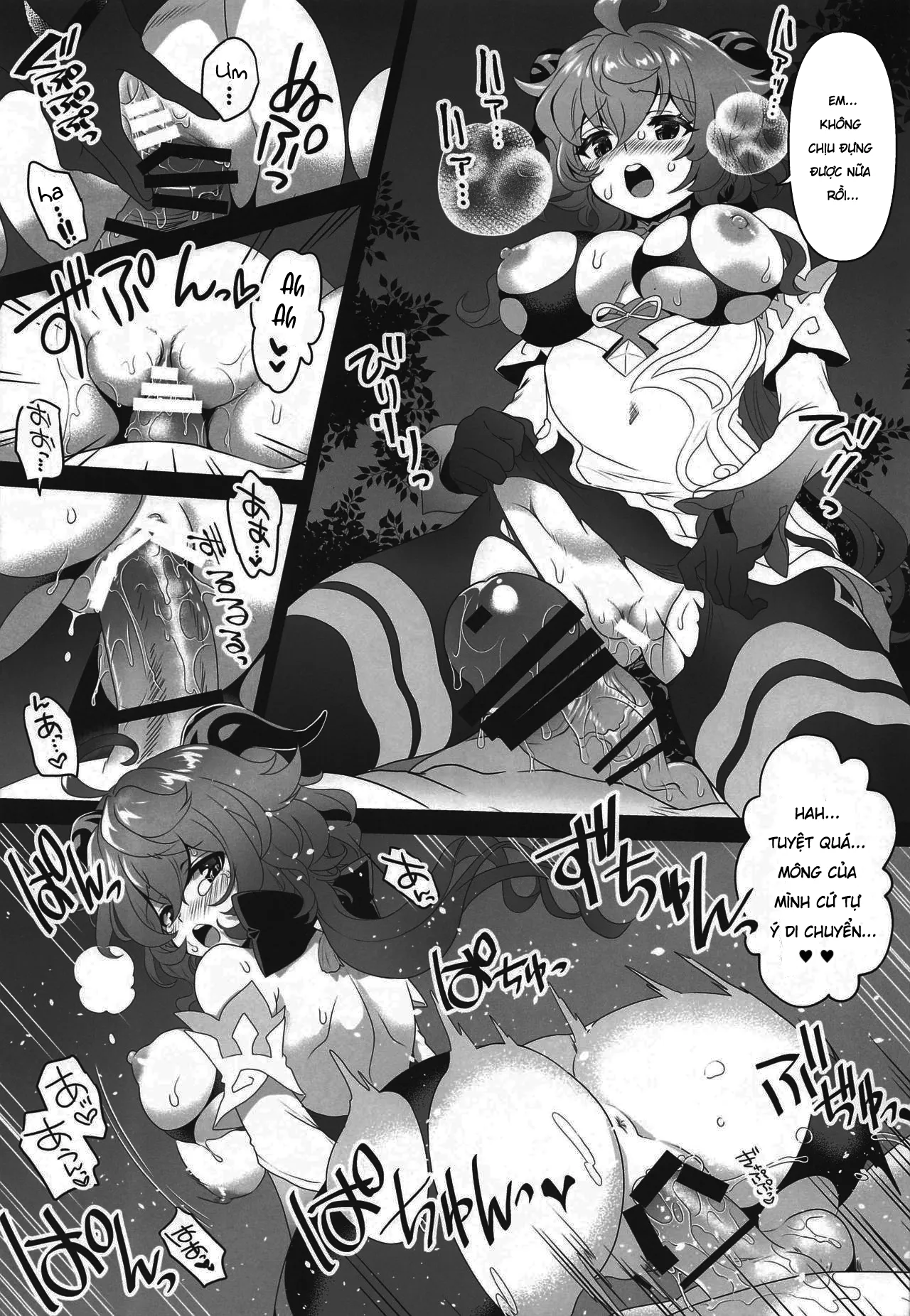 HentaiVN.net - Ảnh 10 - Ganyu sa ngã [Senjuu no Yurameki; 仙獣の揺らめき] - Chap 1
