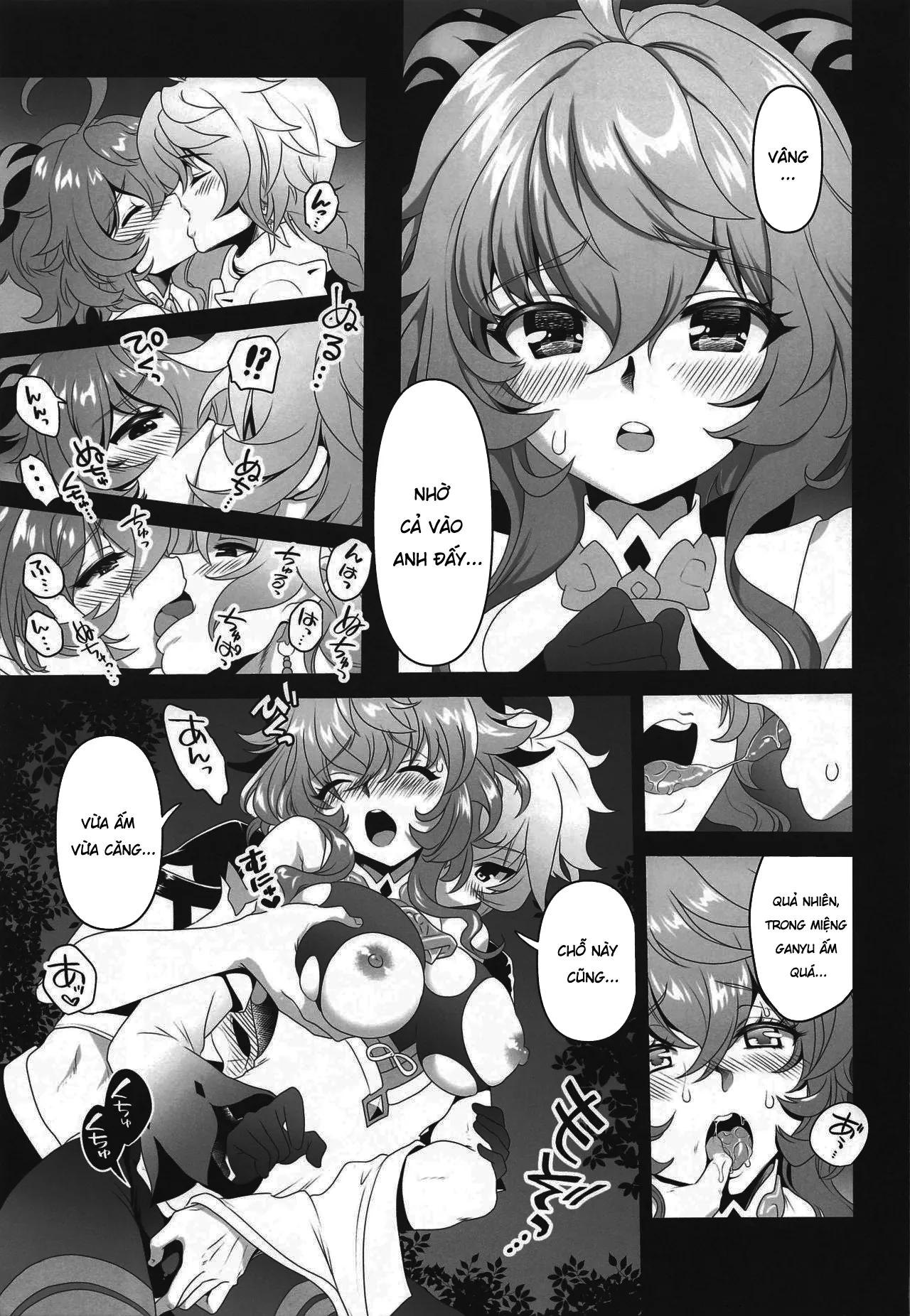 HentaiVN.net - Ảnh 8 - Ganyu sa ngã [Senjuu no Yurameki; 仙獣の揺らめき] - Chap 1
