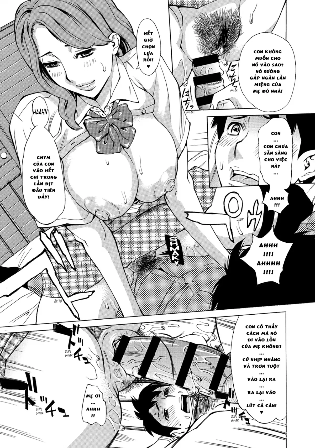 HentaiVN.net - Ảnh 18 - Mẹ Tôi Là Nữ Sinh! [Mother, The Fake Schoolgirl] - Chap 1