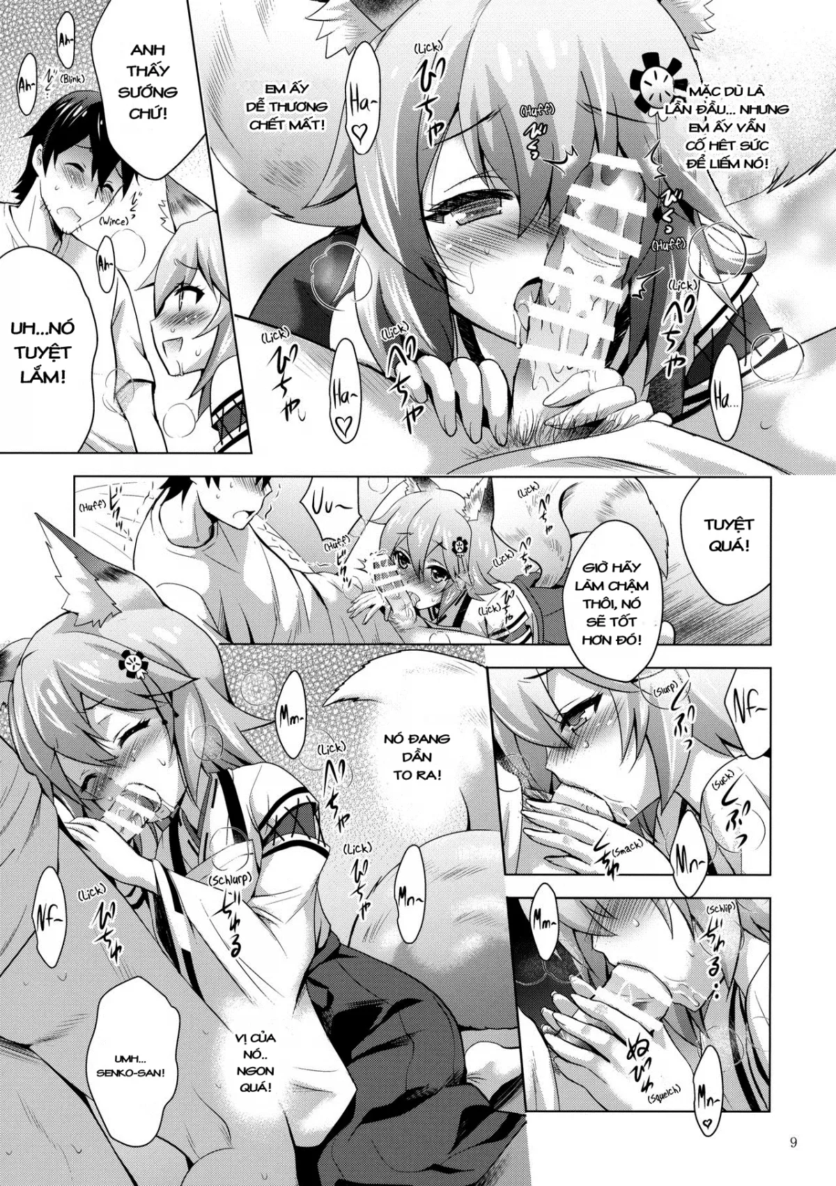 HentaiVN.net - Ảnh 10 - Senko ới ời! Cho anh địt xoa dịu nhé (Sewayaki Kitsune no Senko-san) [MOUSOU Mini Theater 43] - Chap 1