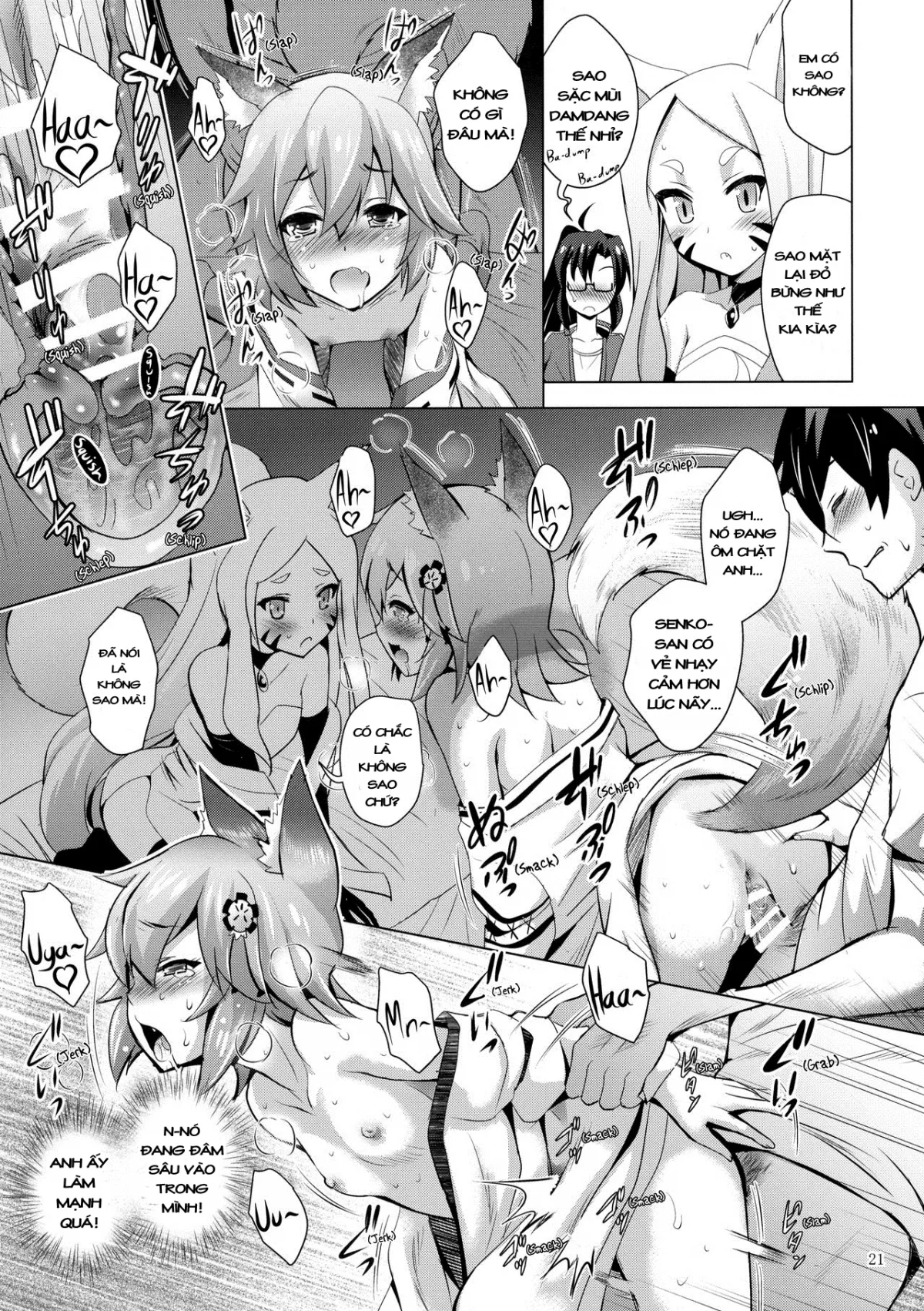 HentaiVN.net - Ảnh 22 - Senko ới ời! Cho anh địt xoa dịu nhé (Sewayaki Kitsune no Senko-san) [MOUSOU Mini Theater 43] - Chap 1