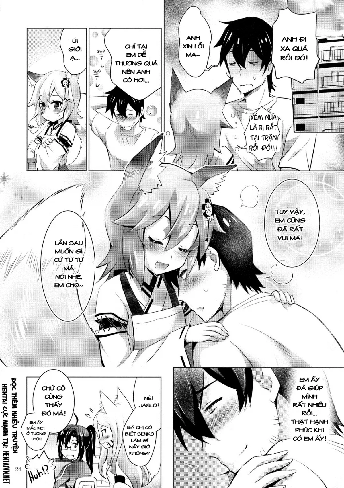 HentaiVN.net - Ảnh 25 - Senko ới ời! Cho anh địt xoa dịu nhé (Sewayaki Kitsune no Senko-san) [MOUSOU Mini Theater 43] - Chap 1