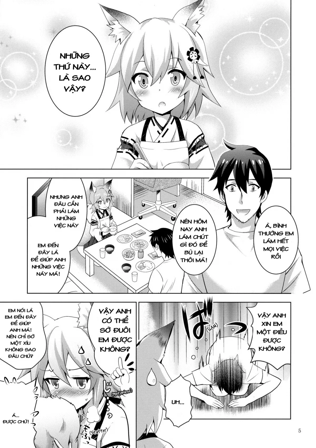HentaiVN.net - Ảnh 6 - Senko ới ời! Cho anh địt xoa dịu nhé (Sewayaki Kitsune no Senko-san) [MOUSOU Mini Theater 43] - Chap 1