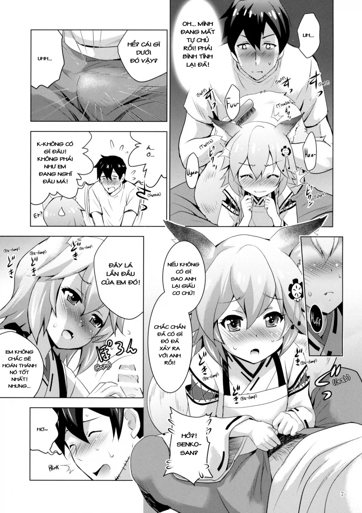 HentaiVN.net - Ảnh 8 - Senko ới ời! Cho anh địt xoa dịu nhé (Sewayaki Kitsune no Senko-san) [MOUSOU Mini Theater 43] - Chap 1